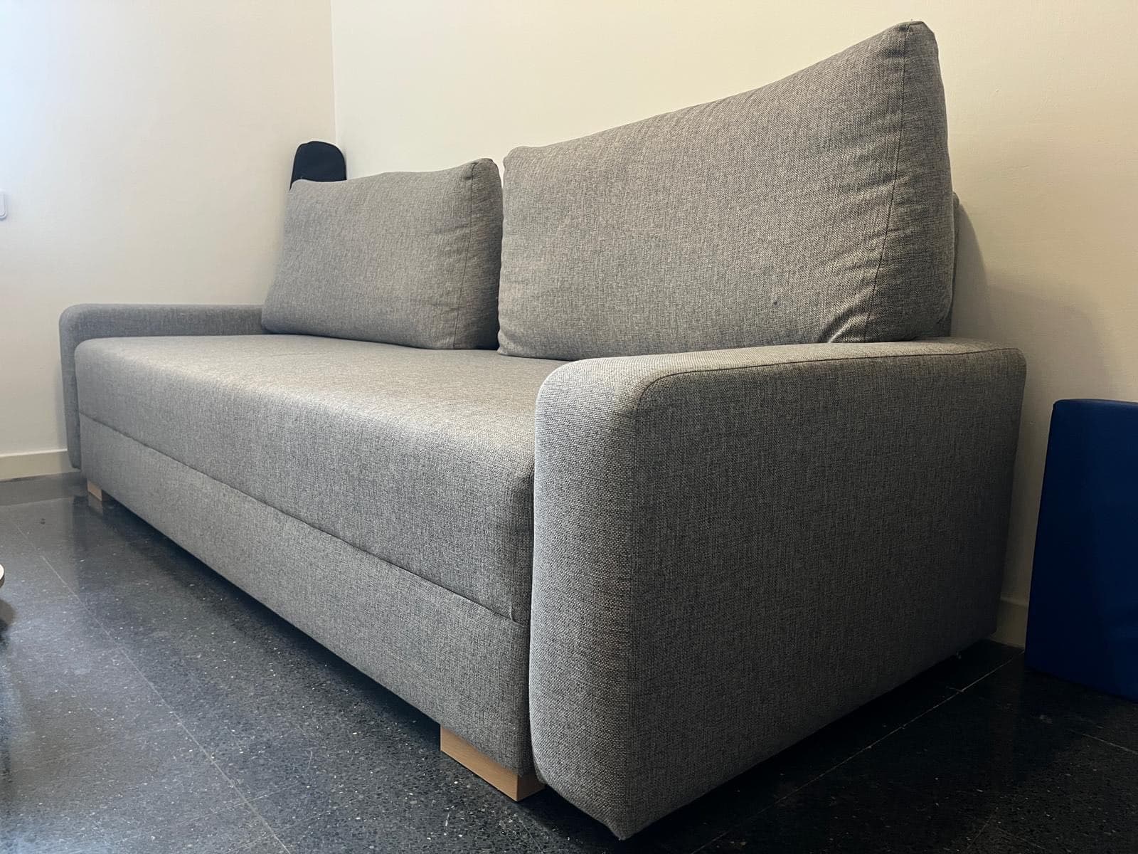 GRÄLVIKEN sofá cama 3 prazas, gris