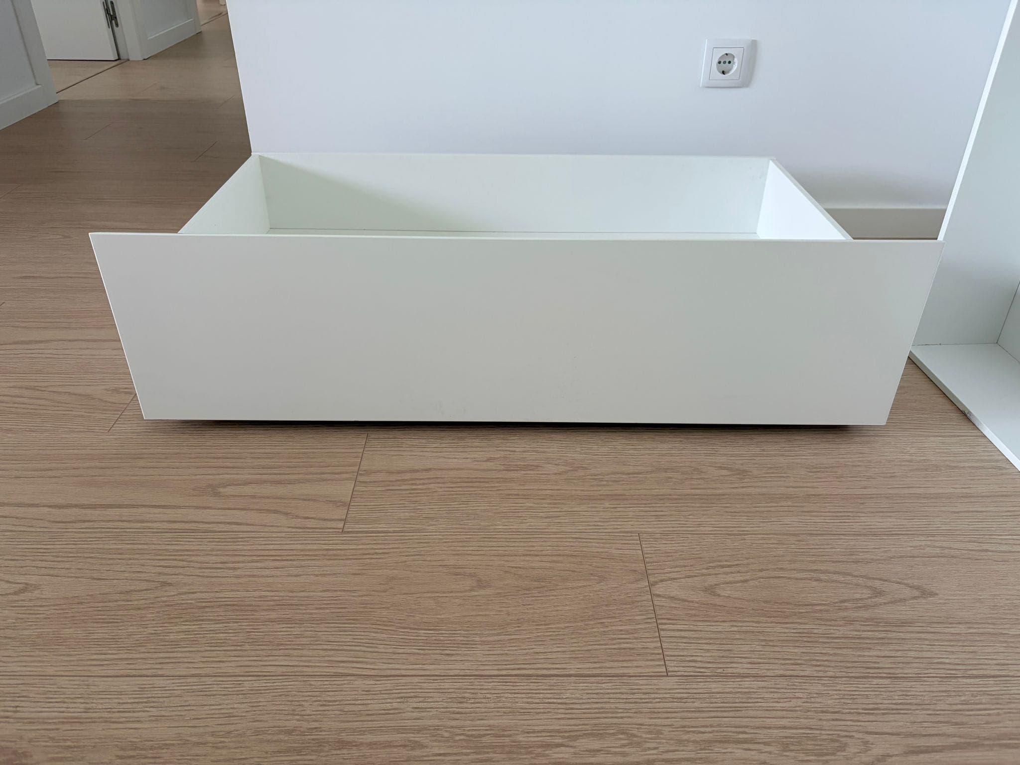 MALM caixóns para cama, branco, 200 cm
