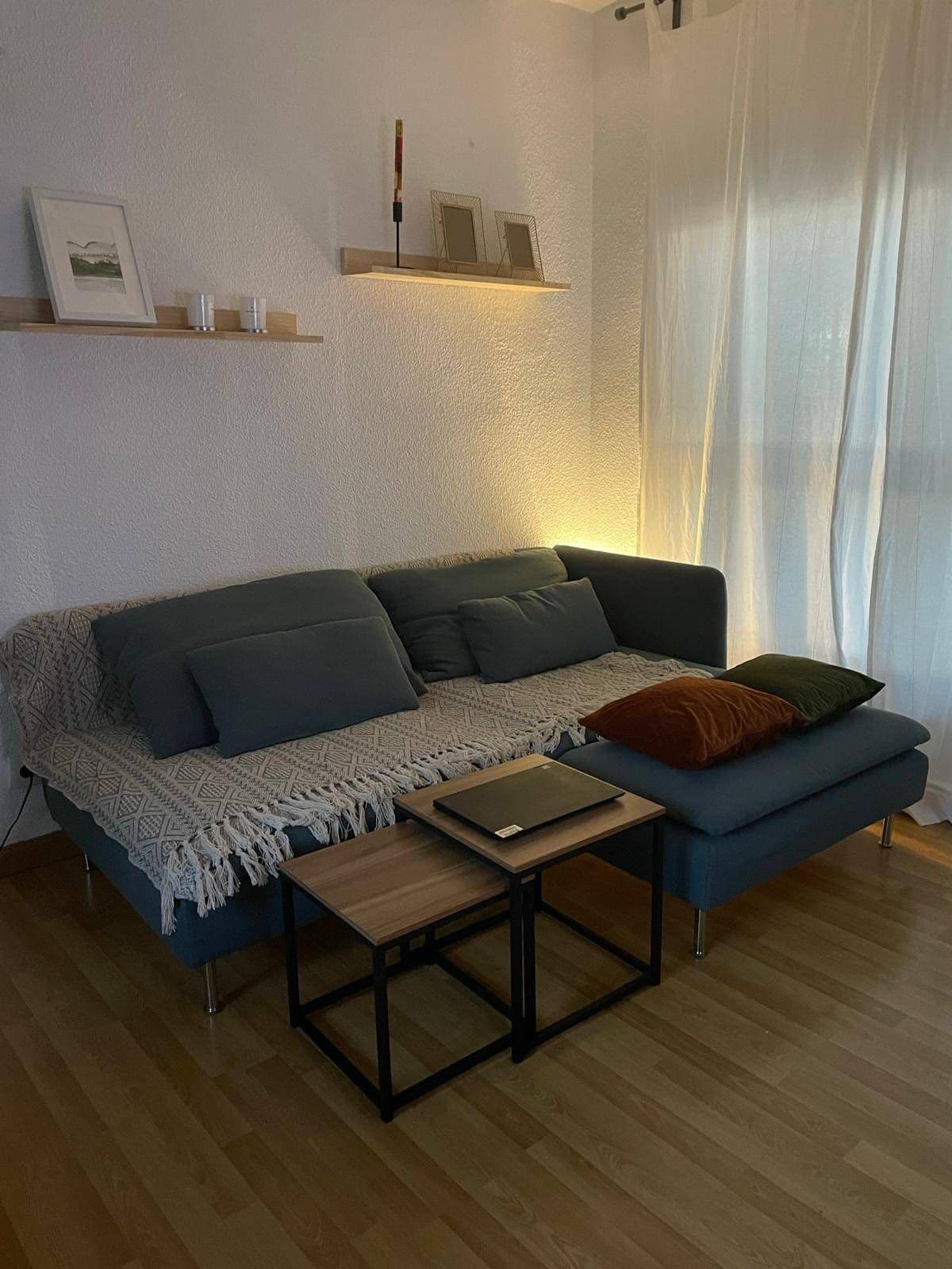 SÖDERHAMN funda chaiselongue, Tallmyra verde claro