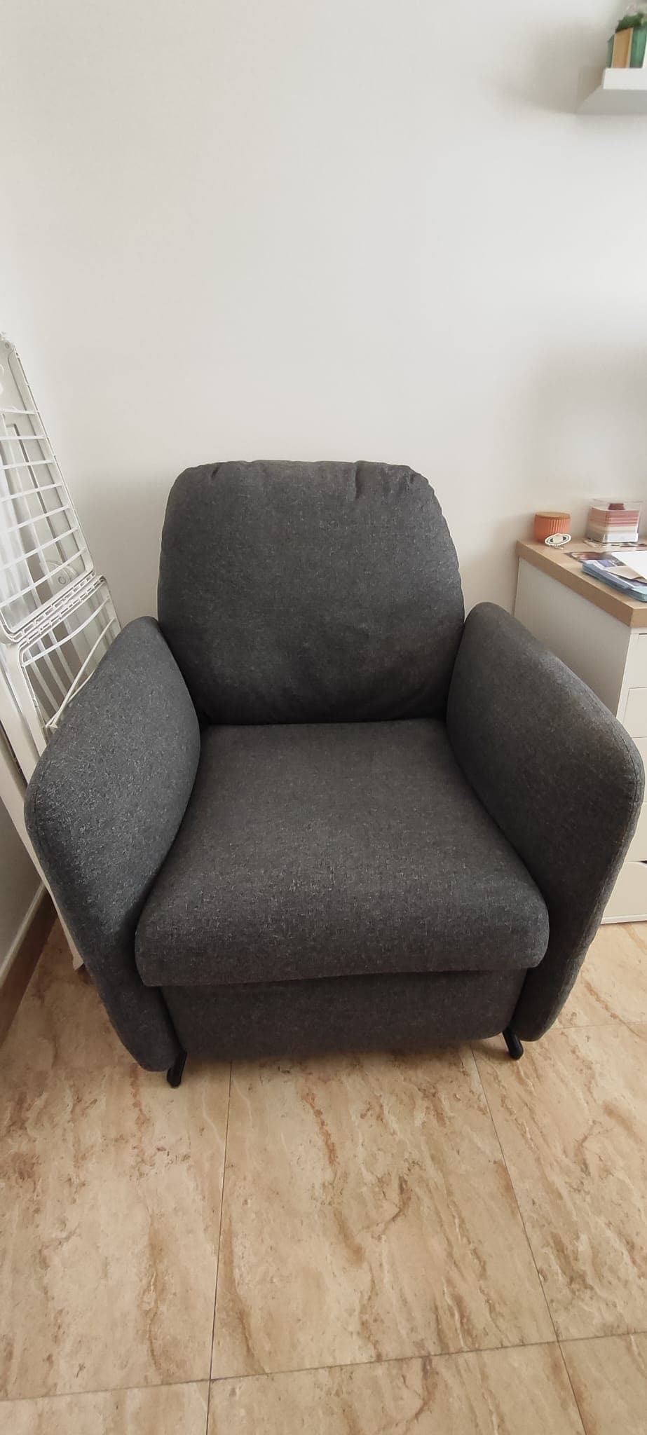 EKOLSUND butaca inclinable, Gunnared gris fosc
