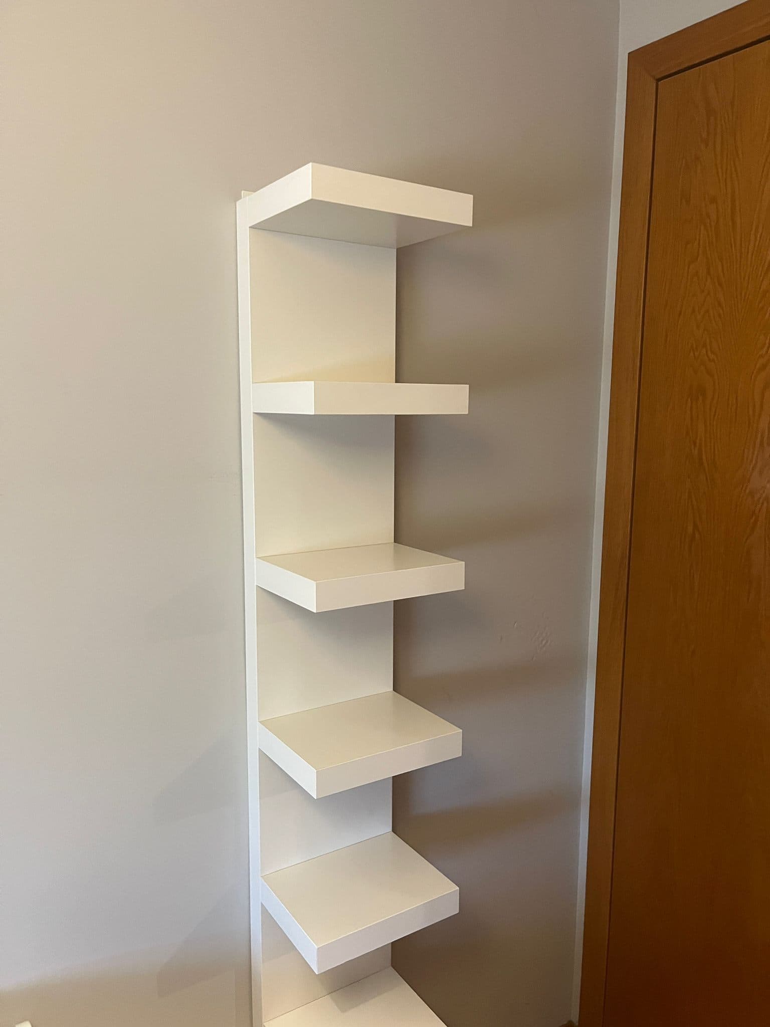 LACK prestatgeria de paret, blanc, 30x190 cm