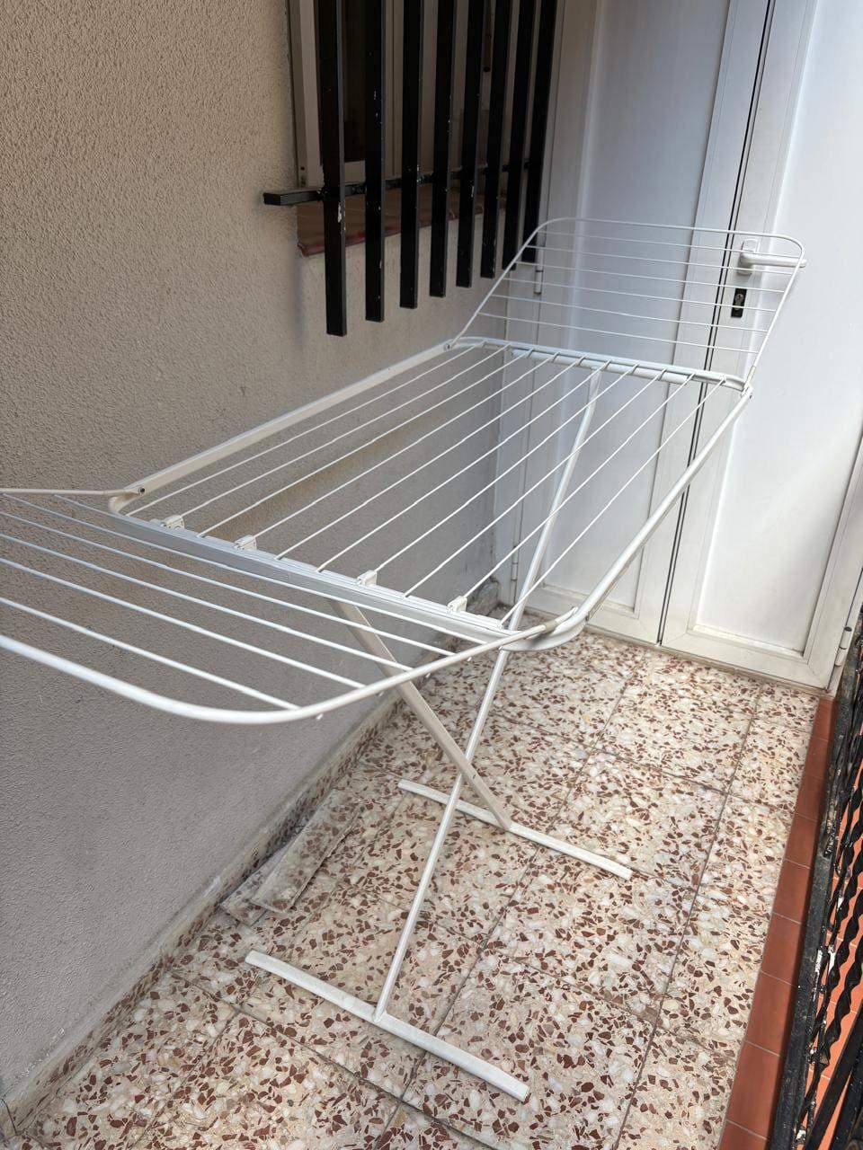 MULIG drying rack, in/outdoor, white