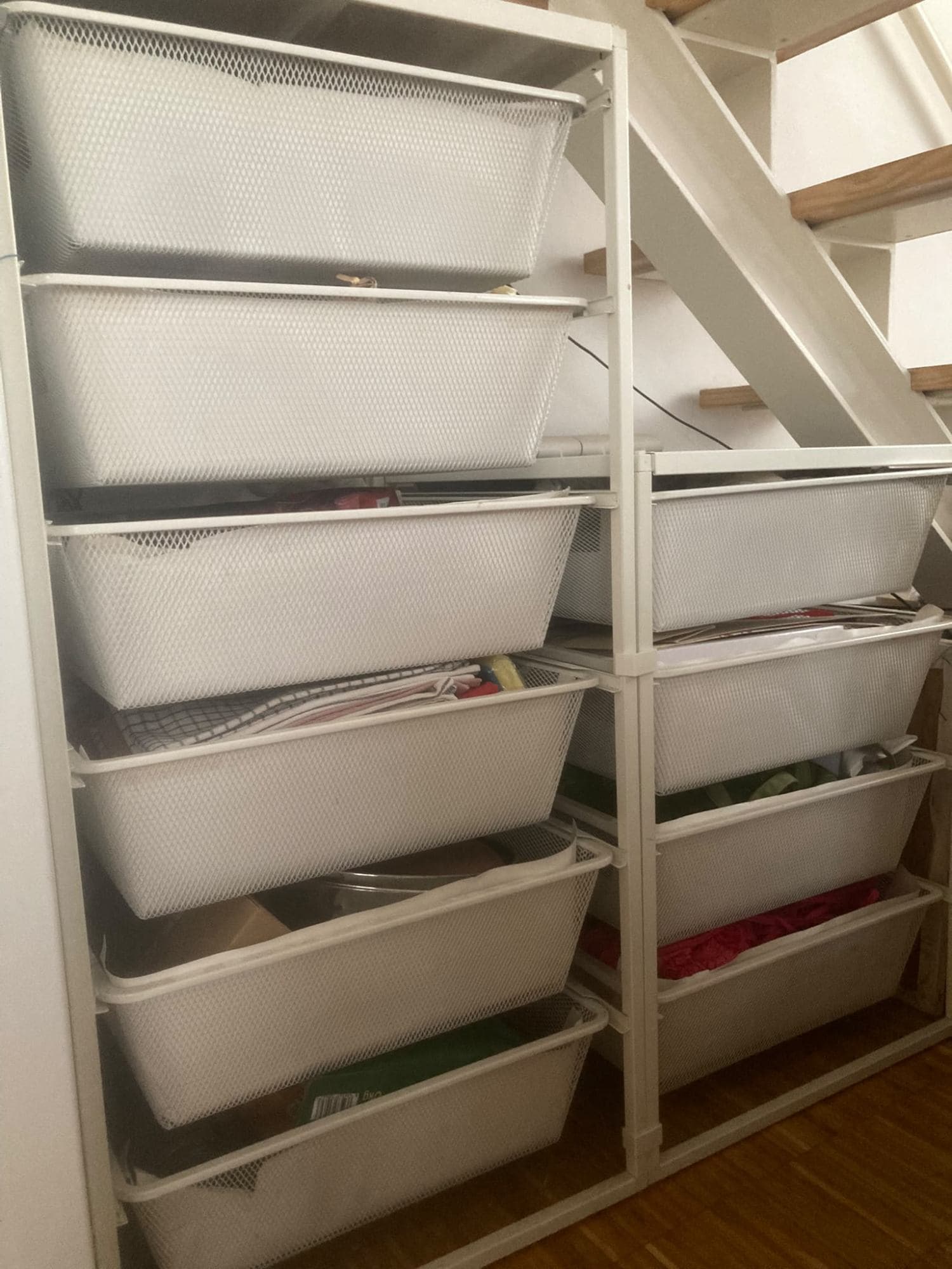 JONAXEL storage combination, white, 50x51x104 cm