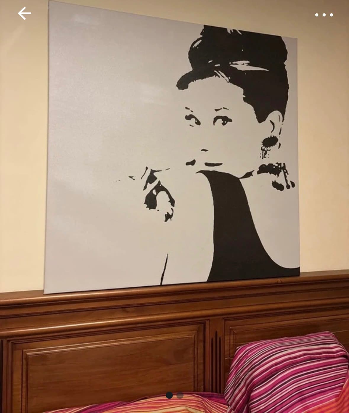 PJÄTTERYD quadre, fulla de ratlles, 90x90 cm