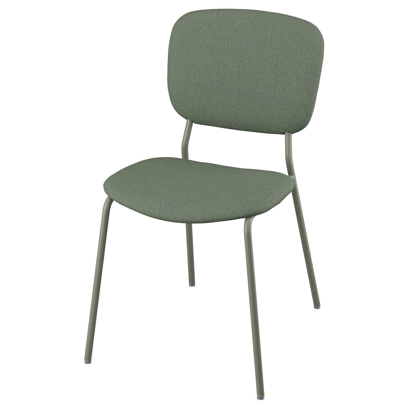 VIHALS cadeira, verde/Tibbleby verde agrisado