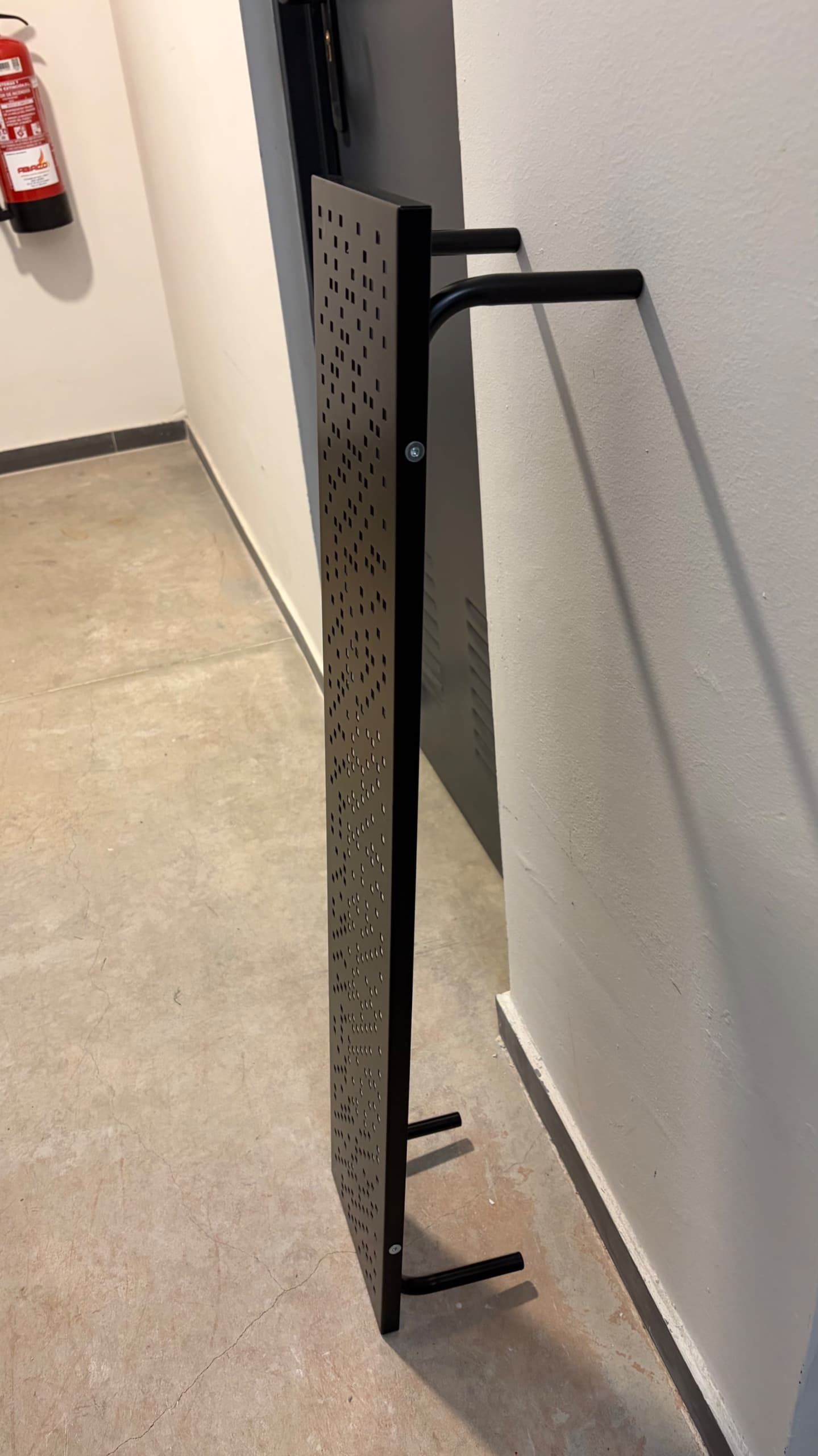 LÅNESPELARE base per a monitor, negre, 97x19 cm