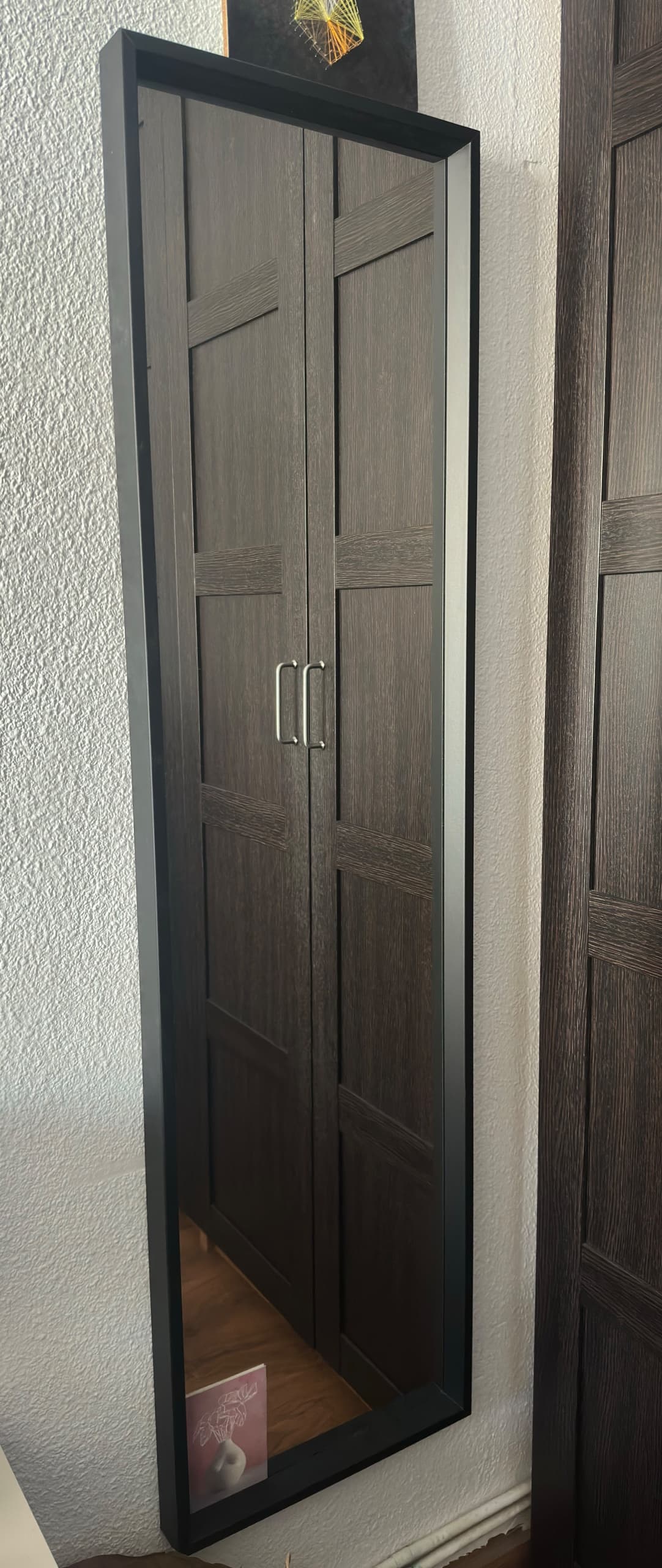 NISSEDAL espello, negro, 40x150 cm