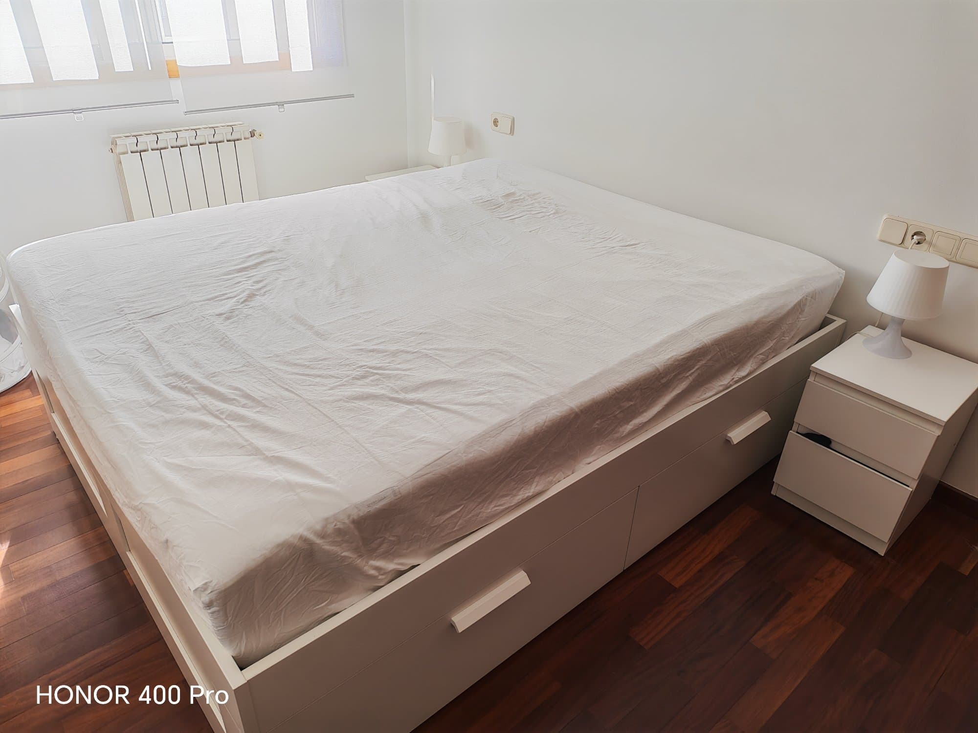 BRIMNES canapè abatible, blanc, 160x200 cm