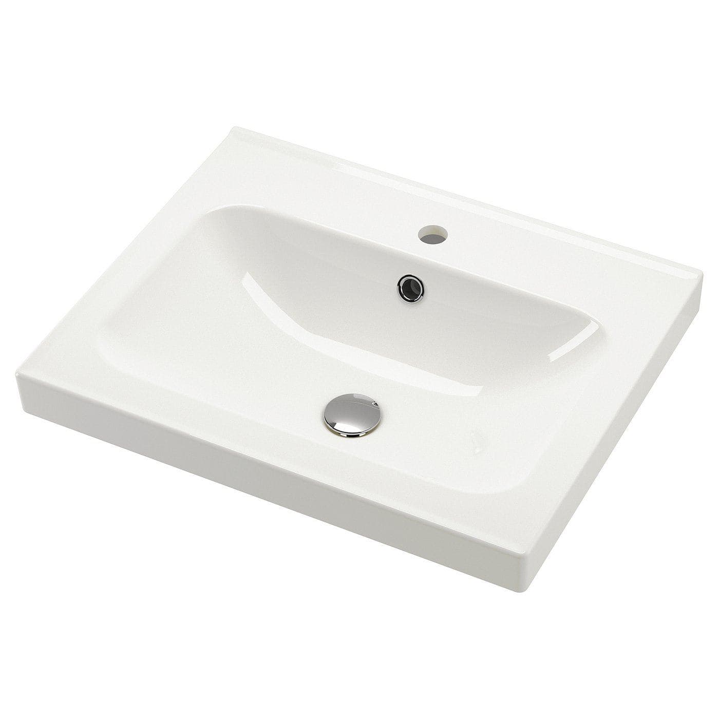 ORRSJÖN lavabo amb sifó, blanc, 62x49 cm