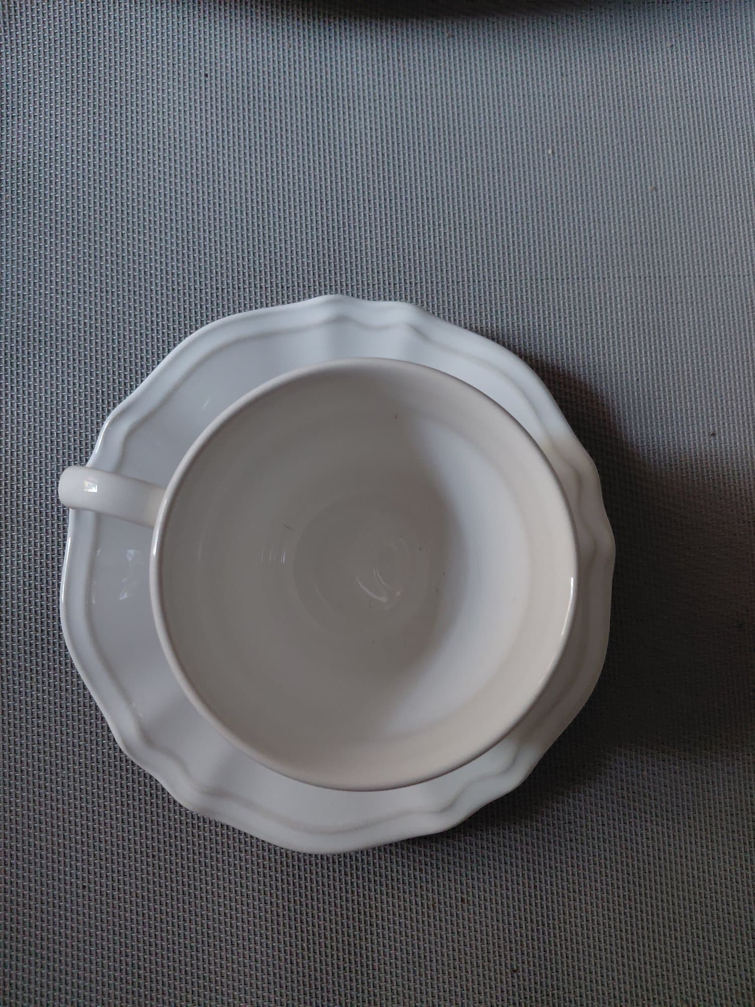 ARV tassa de cafè amb plat, blanc