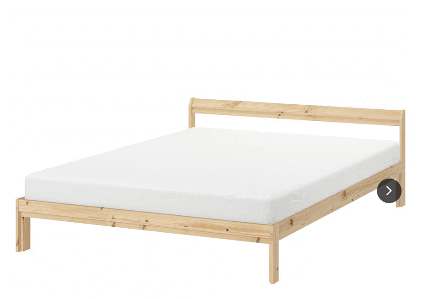 NEIDEN bed frame, pine/Luröy, 90x200 cm