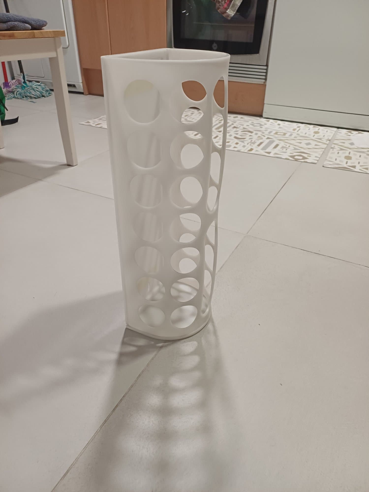VARIERA plastic bag dispenser, white