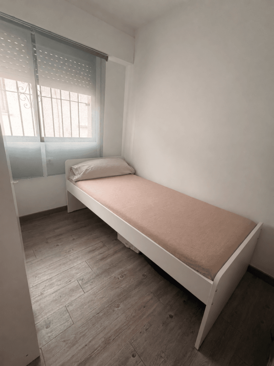 SLÄKT bed frame with slatted bed base, white, 90x200 cm