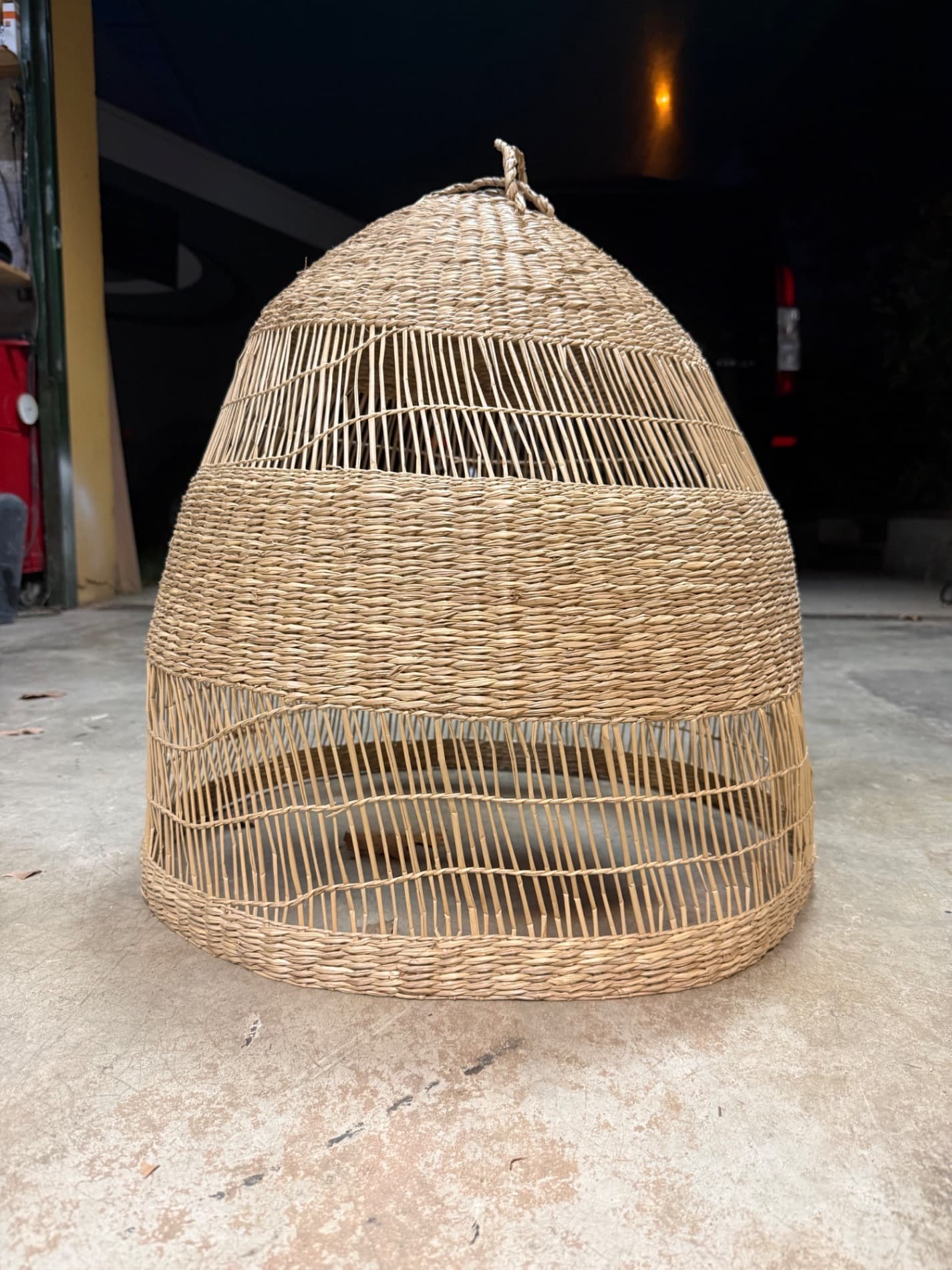 TORARED pantalla per llum de sostre, jonc/fet a mà, 36 cm