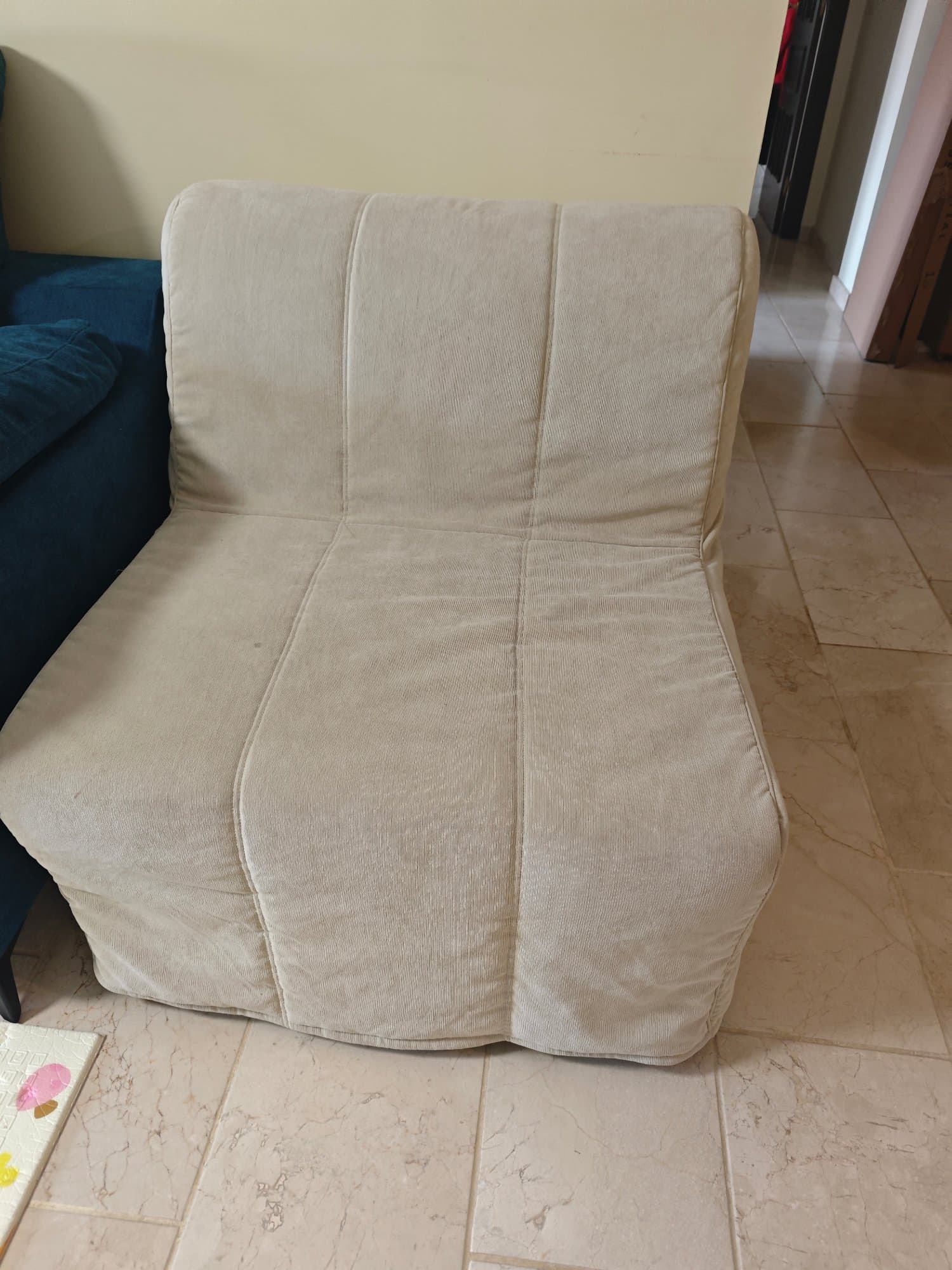 LYCKSELE LÖVÅS chair-bed, Ransta natural