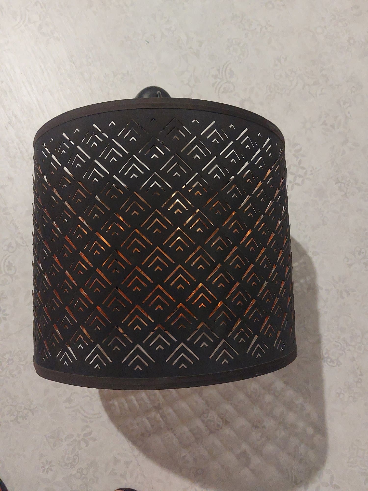 NYMÖ Pantalla para lámpara, negro, color bronce, 44 cm