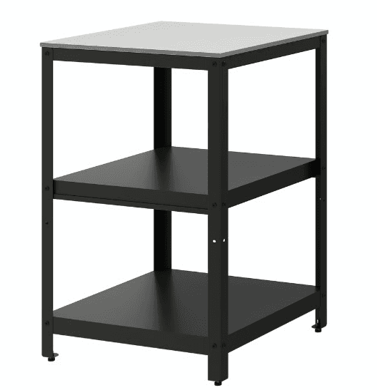 GRILLSKÄR mòdul de cuina obert, negre/acer inoxidable exteriors, 61x61 cm