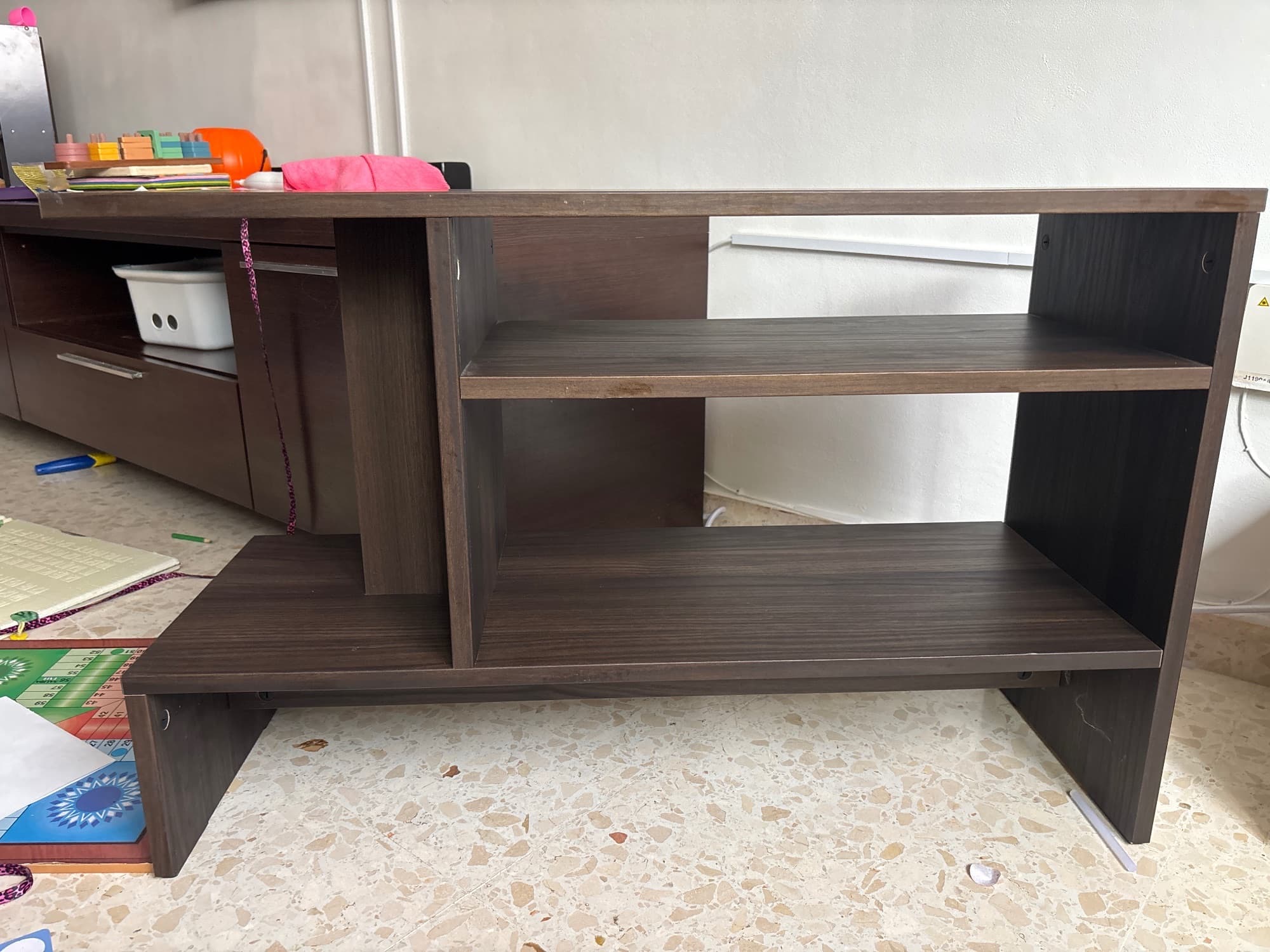 HOLMERUD side table, oak effect, 80x31 cm