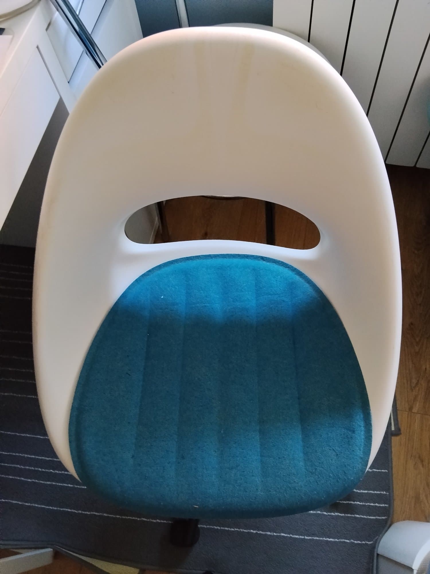 LOBERGET / BLYSKÄR cadeira xiratoria con coxín