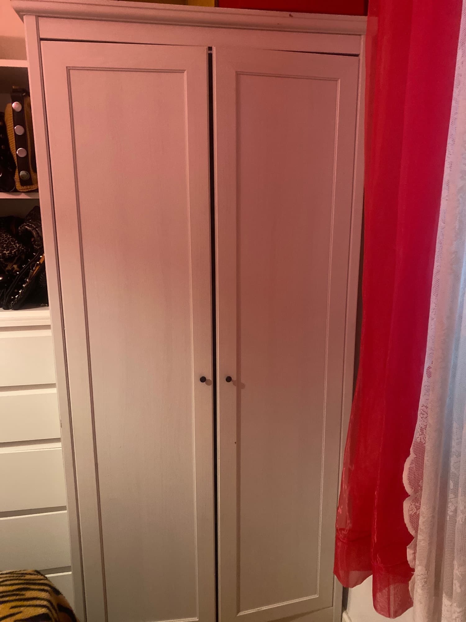ASPELUND armario con 2 portas, branco