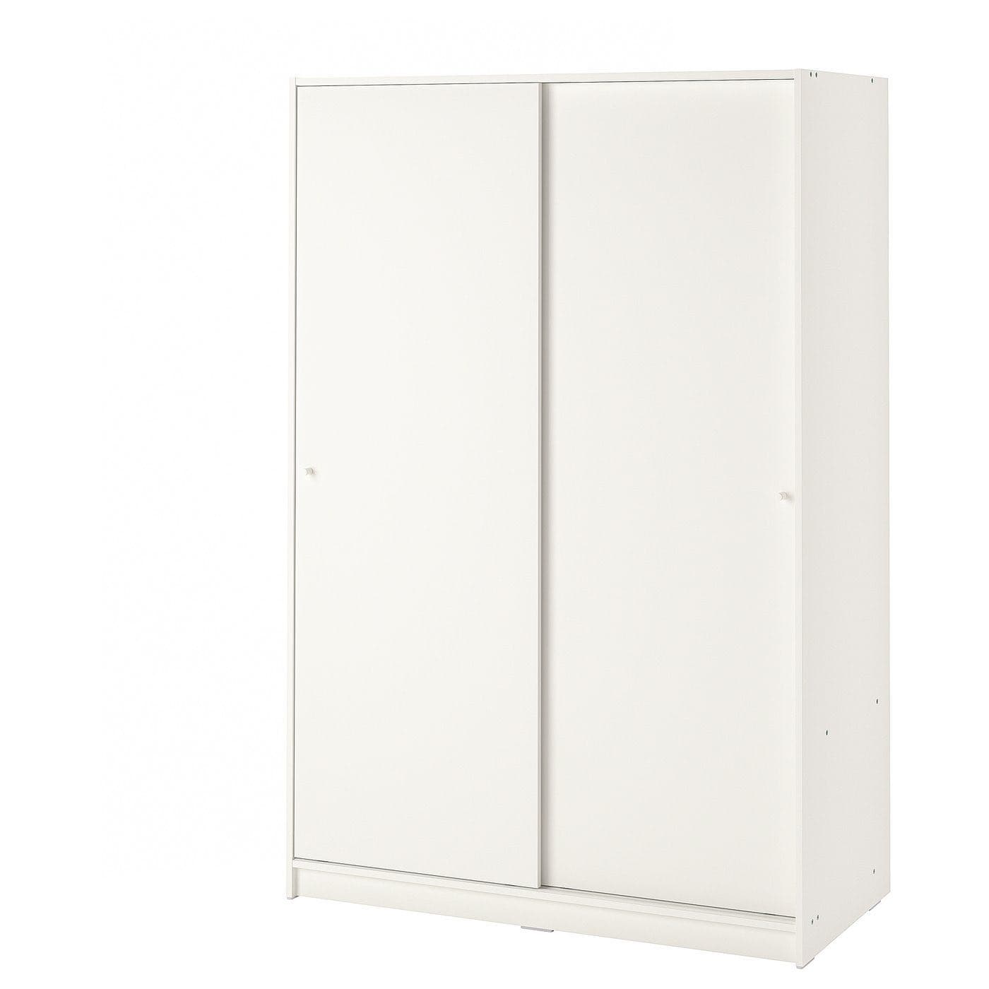 KLEPPSTAD armario con portas corredizas, branco, 117x55x176 cm