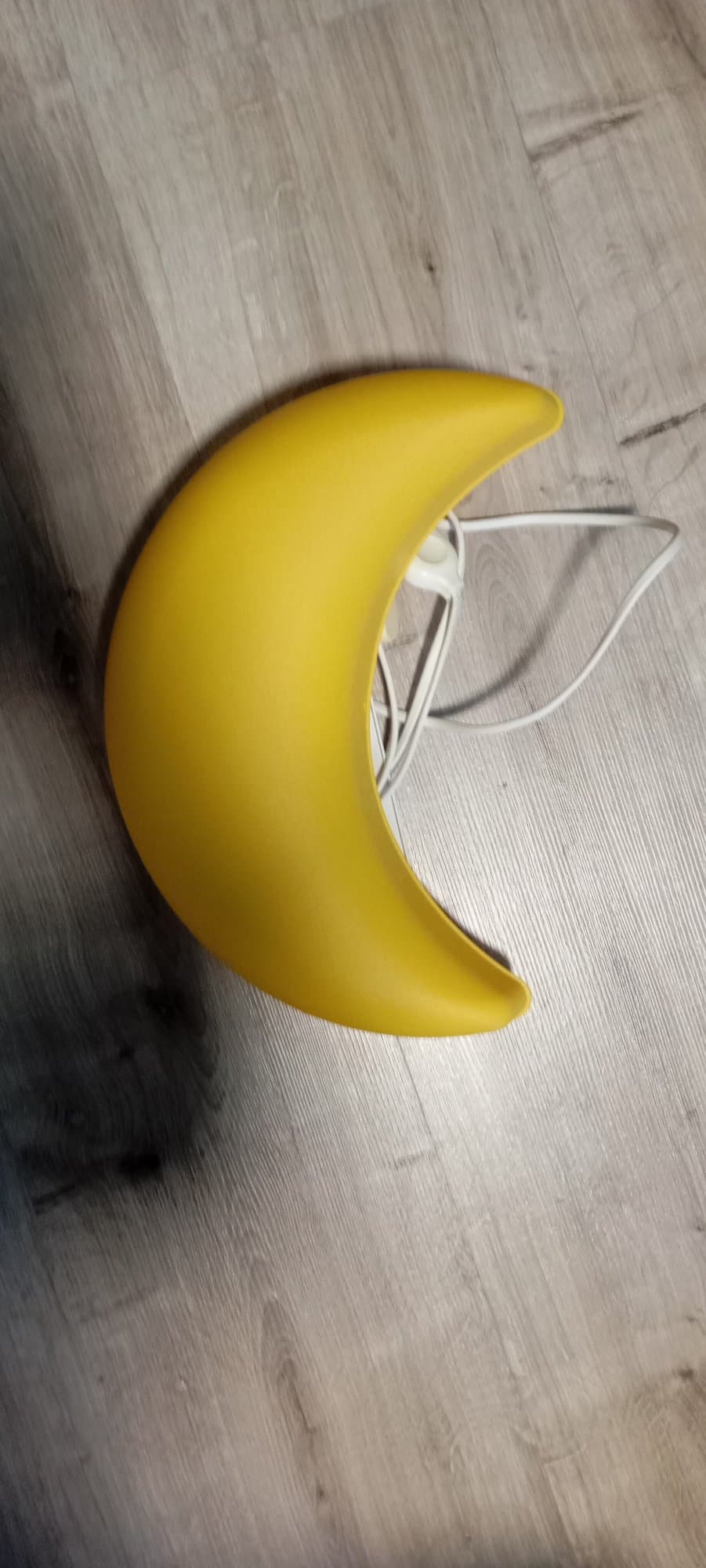 SMILA MÅNE lámpada de parede, amarelo