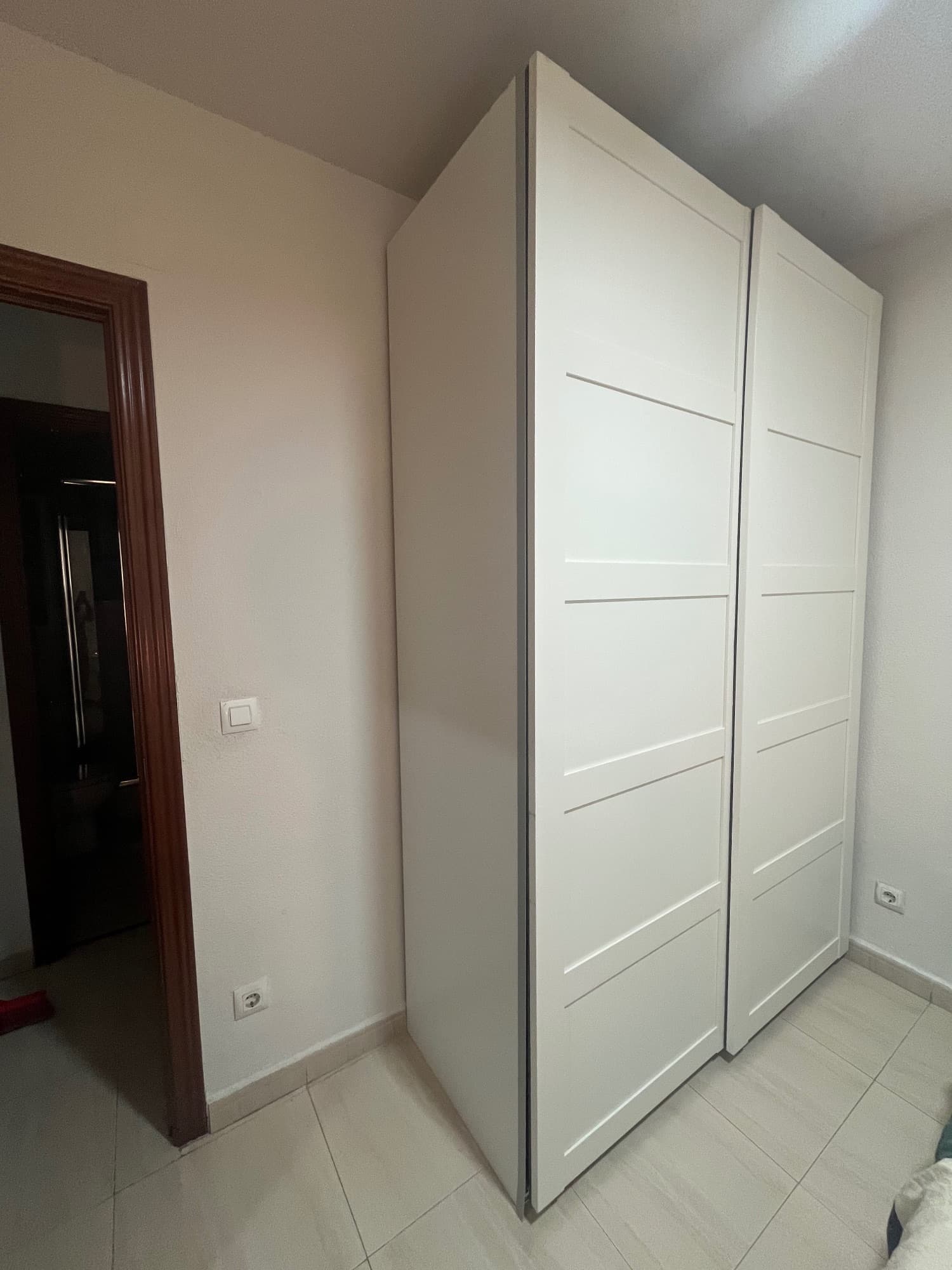 PAX / GRIMO combinación armario, branco/branco