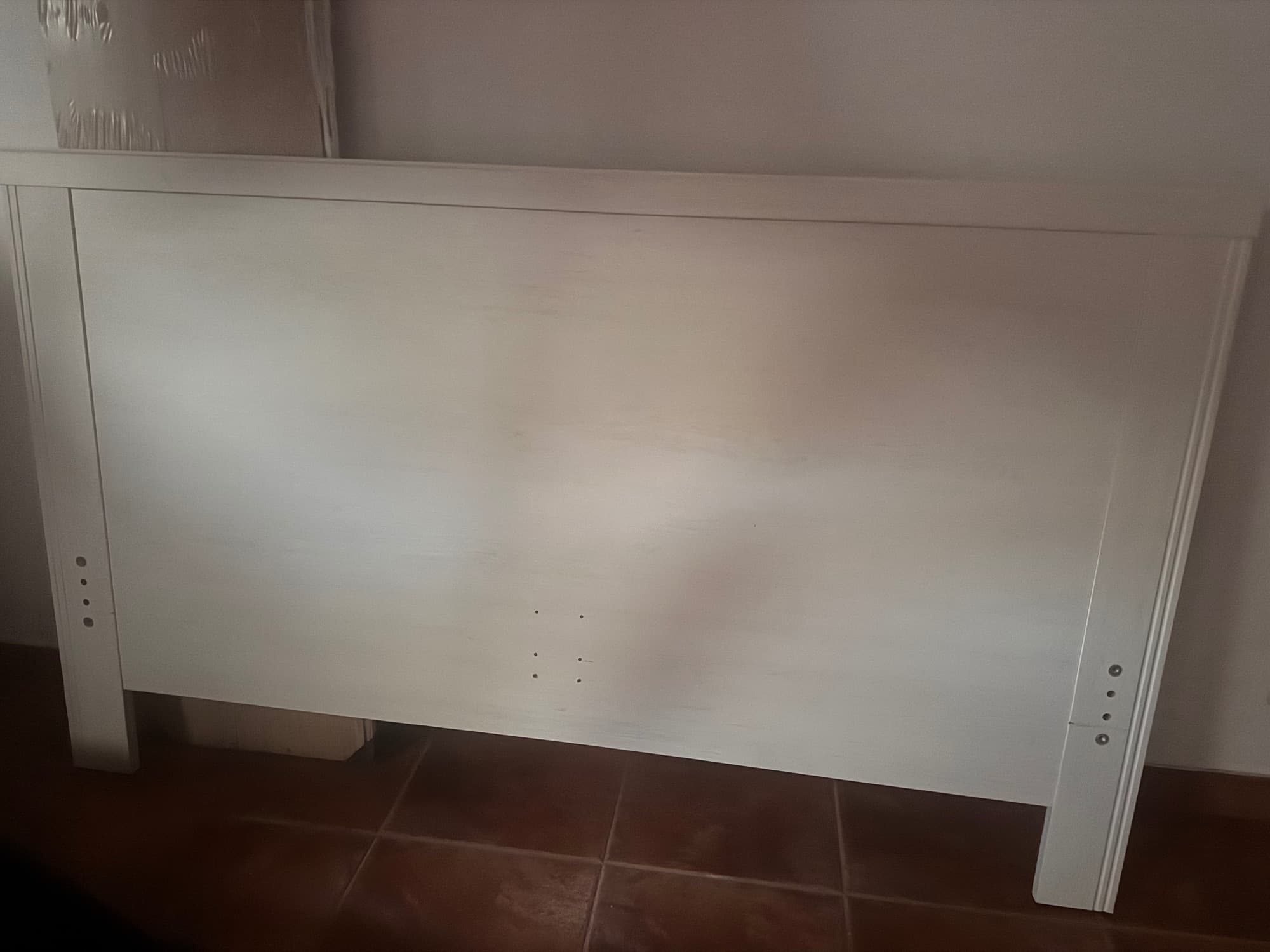 BRUSALI bed frame with 4 storage boxes