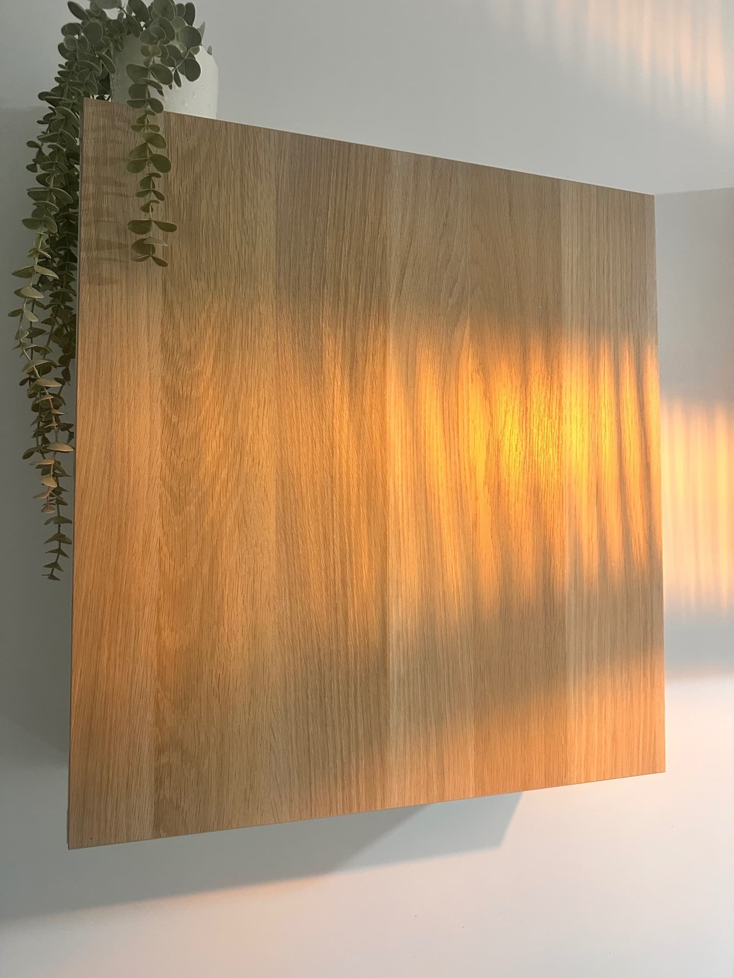 ARMARIO COMPLETO wall cabinet with 1 door, white stained oak effect