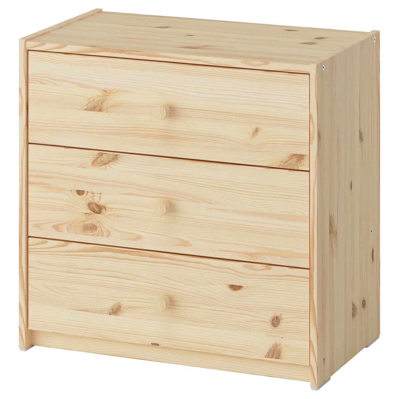 RAST calaixera de 3 calaixos, Pi pinyer, 60x35x59 cm