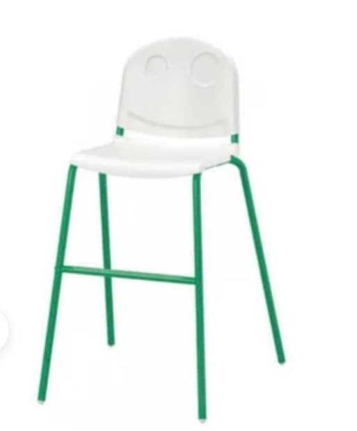 VILDGÅS cadeira alta para nenos e nenas, branco/branco