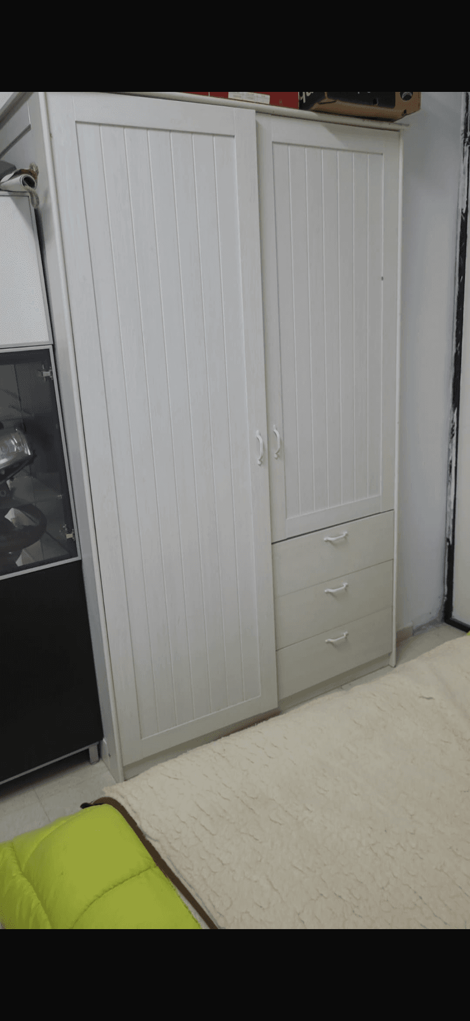 MUSKEN armari amb 2 portes+3 calaixos, blanc