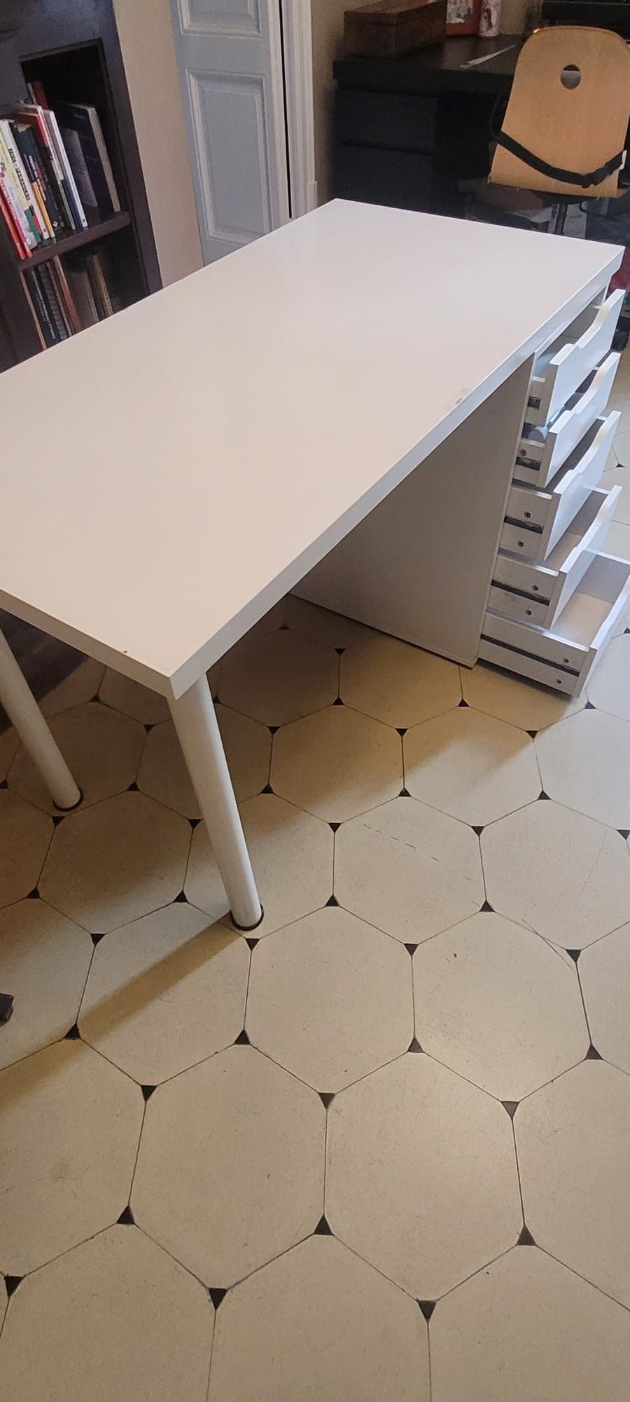 LAGKAPTEN / ALEX escriptori, blanc, 120x60 cm