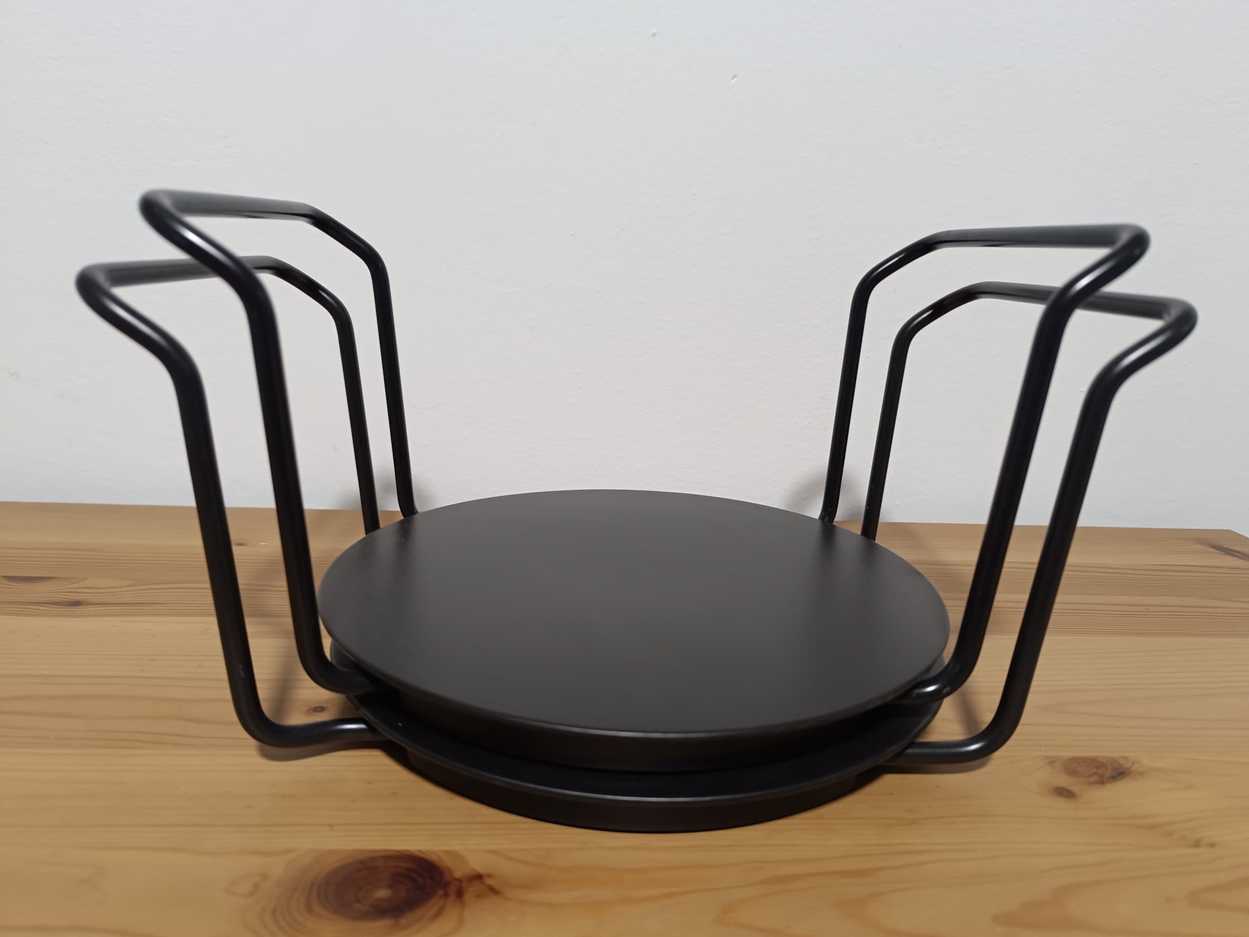 UPPDATERA plate holder, anthracite, 15-23 cm