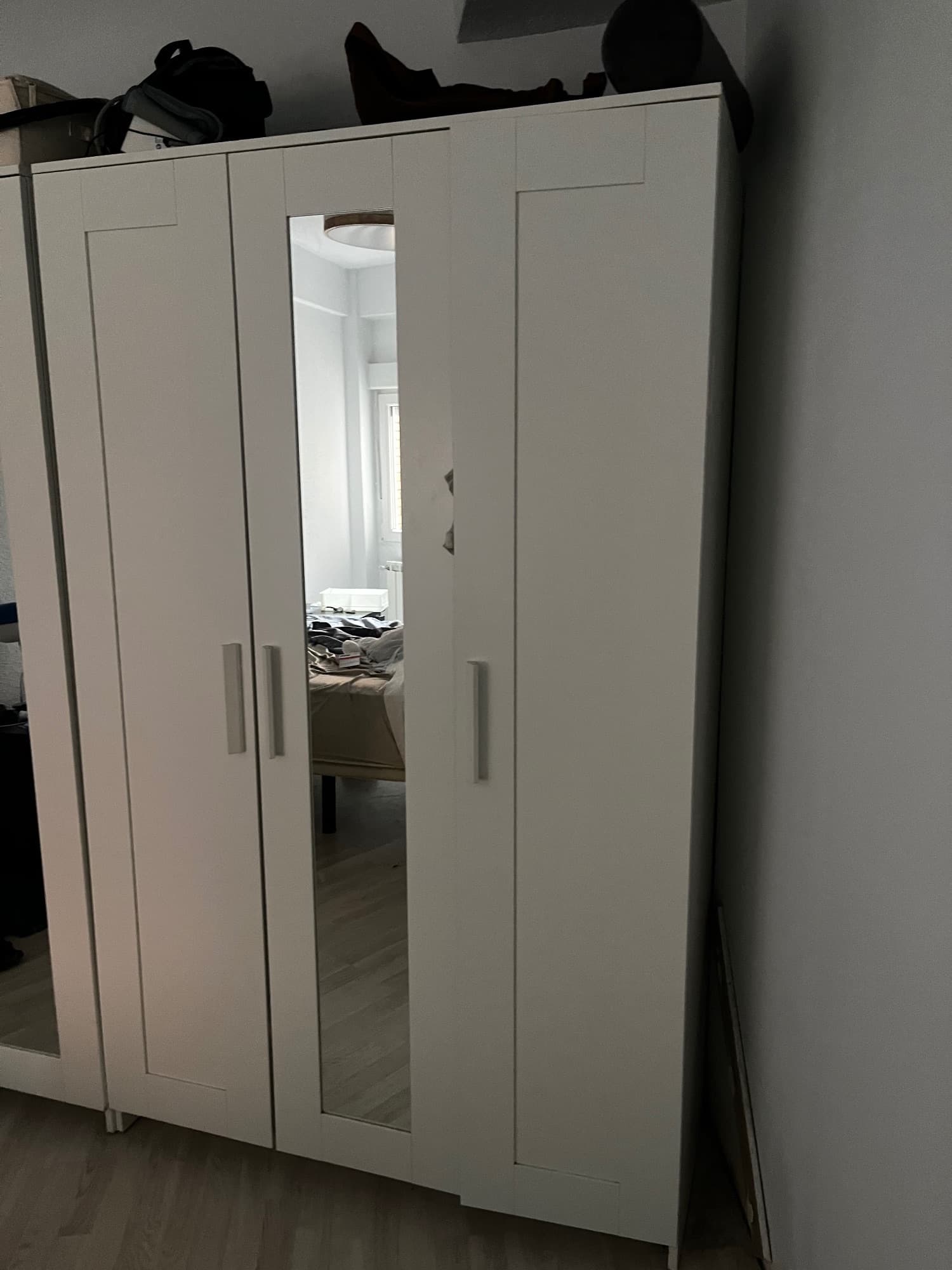 BRIMNES armari amb 3 portes, blanc
