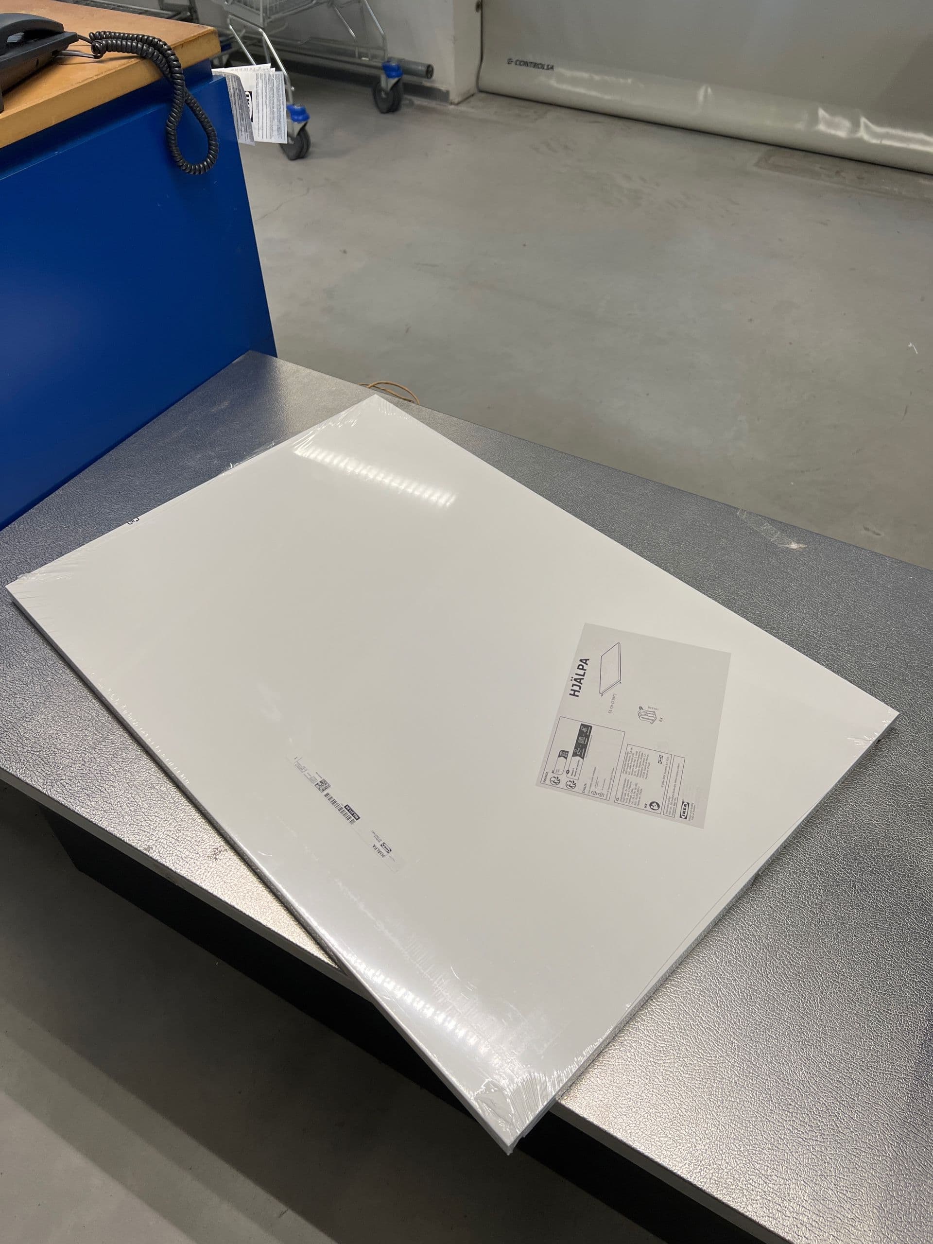HJÄLPA andel, branco, 80x55 cm