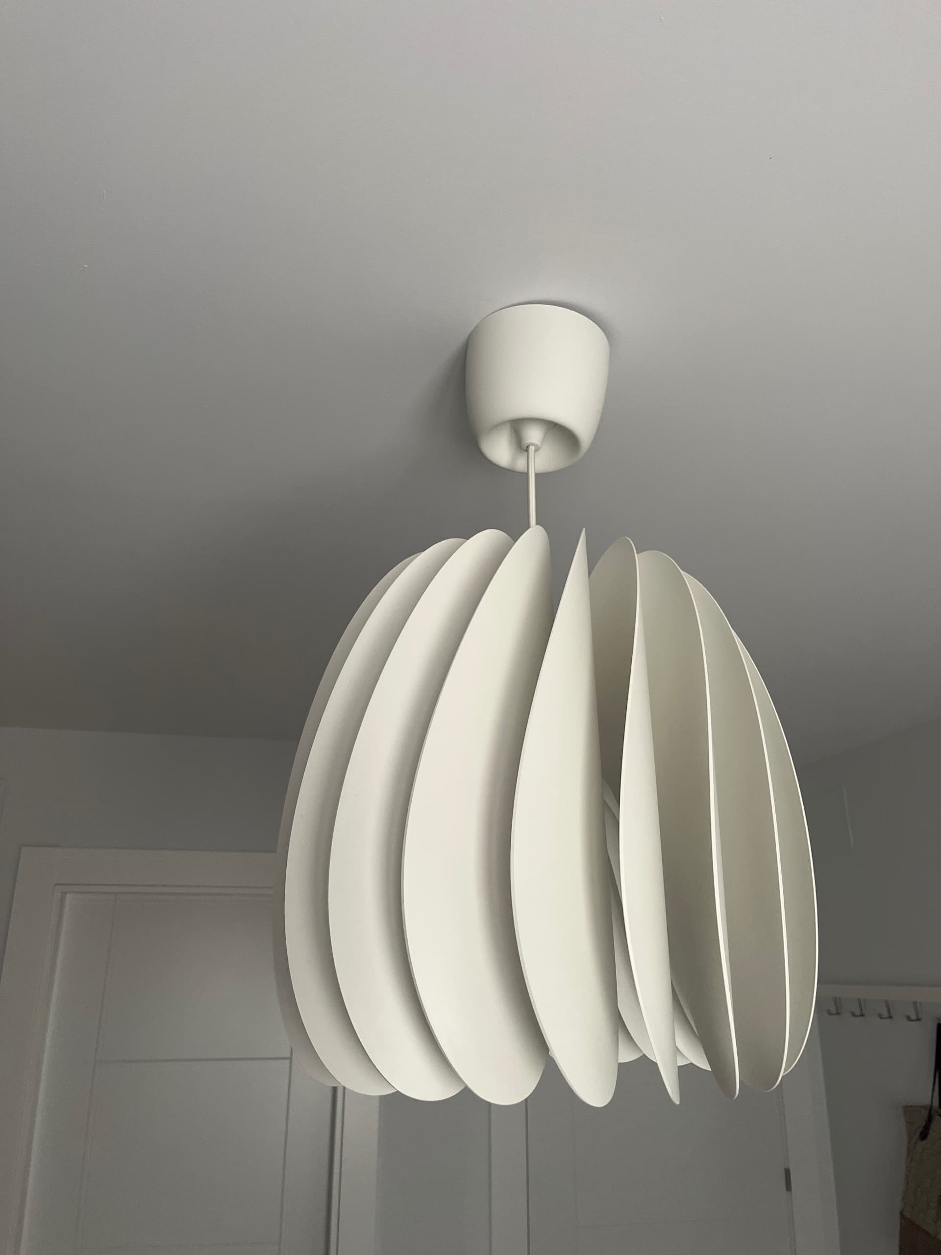SKYMNINGEN lámpada de teito, branco, 42 cm