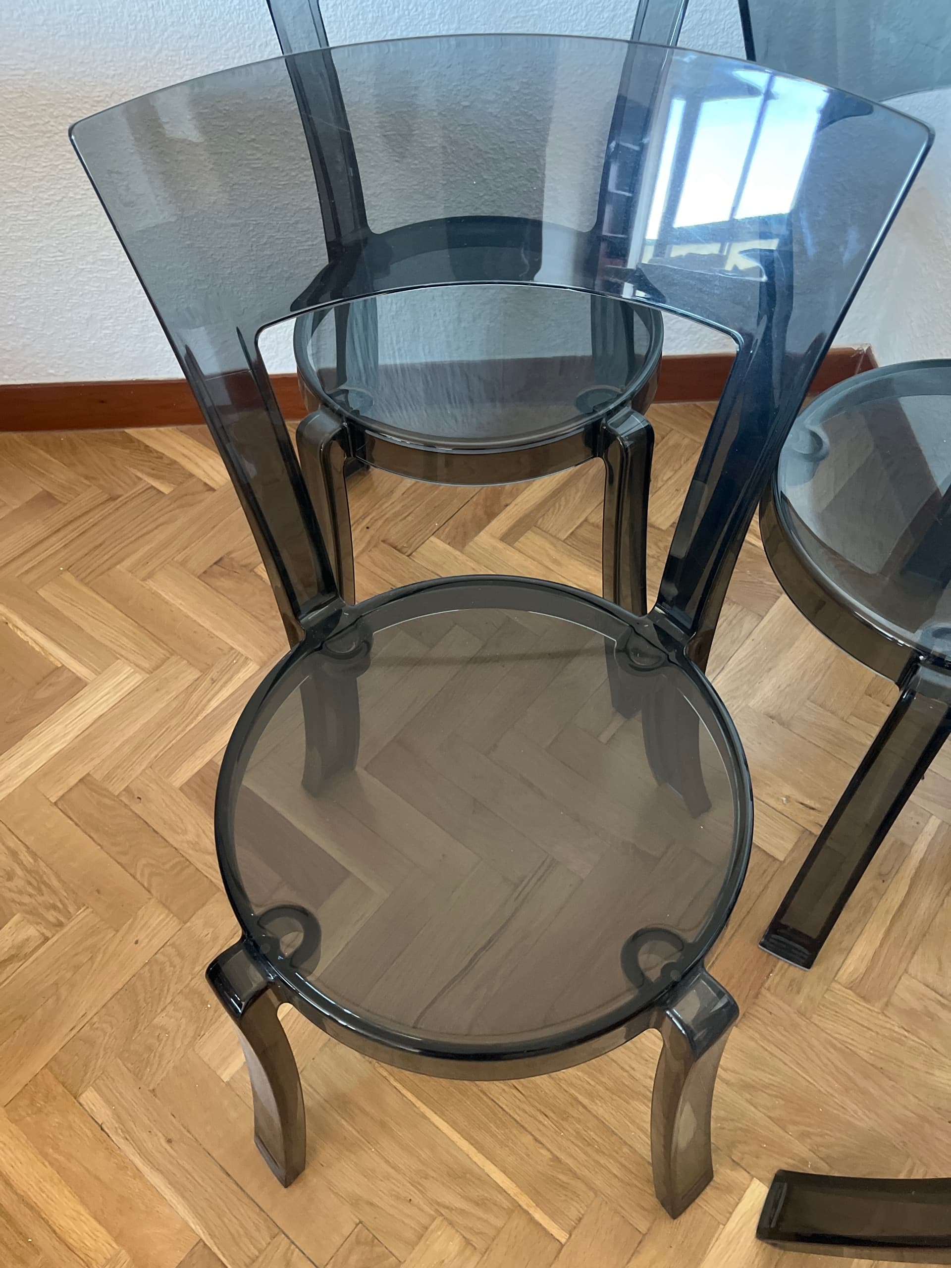 STEIN cadira, transparent