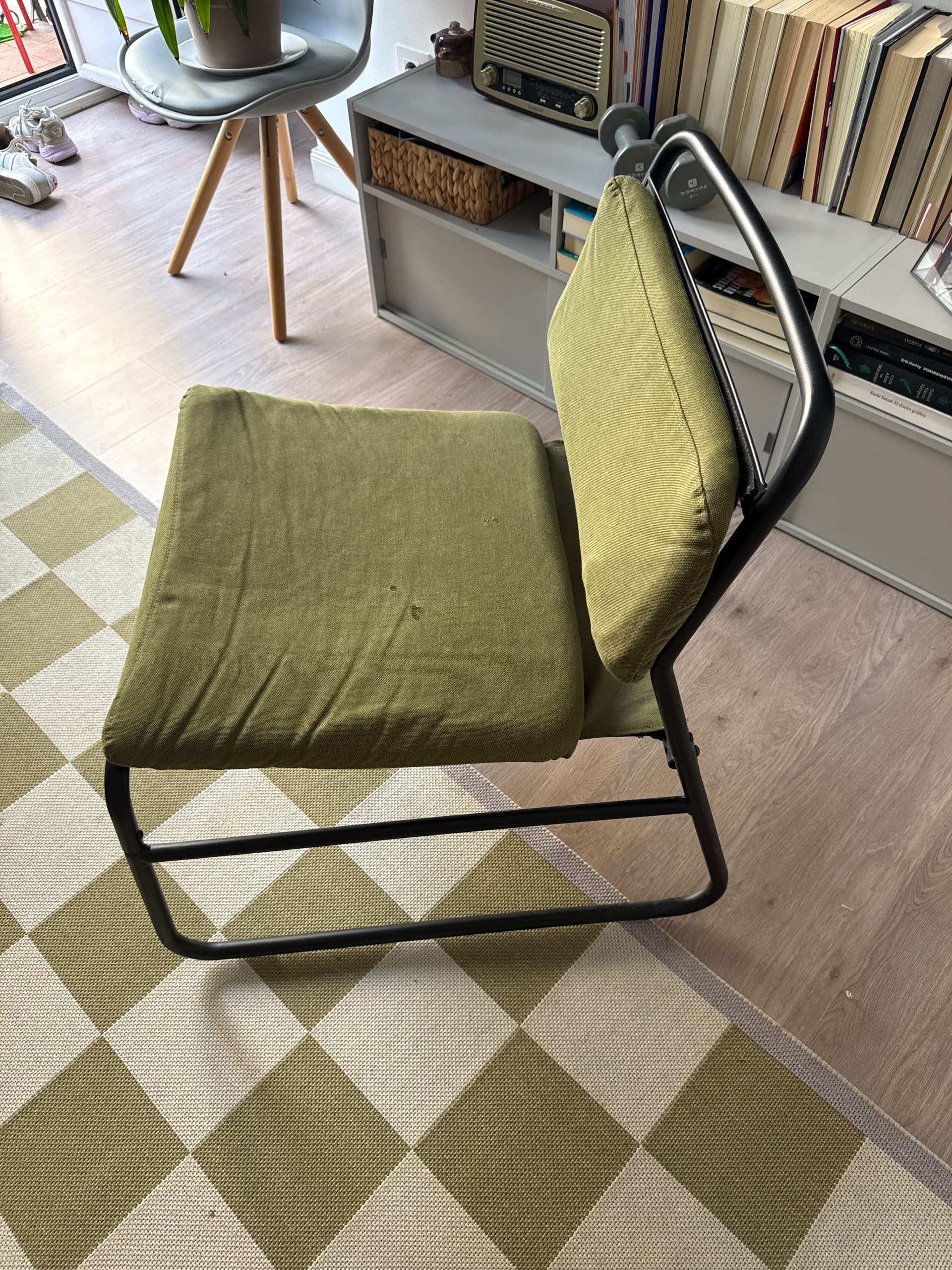 LINNEBÄCK butaca, Vissle gris fosc