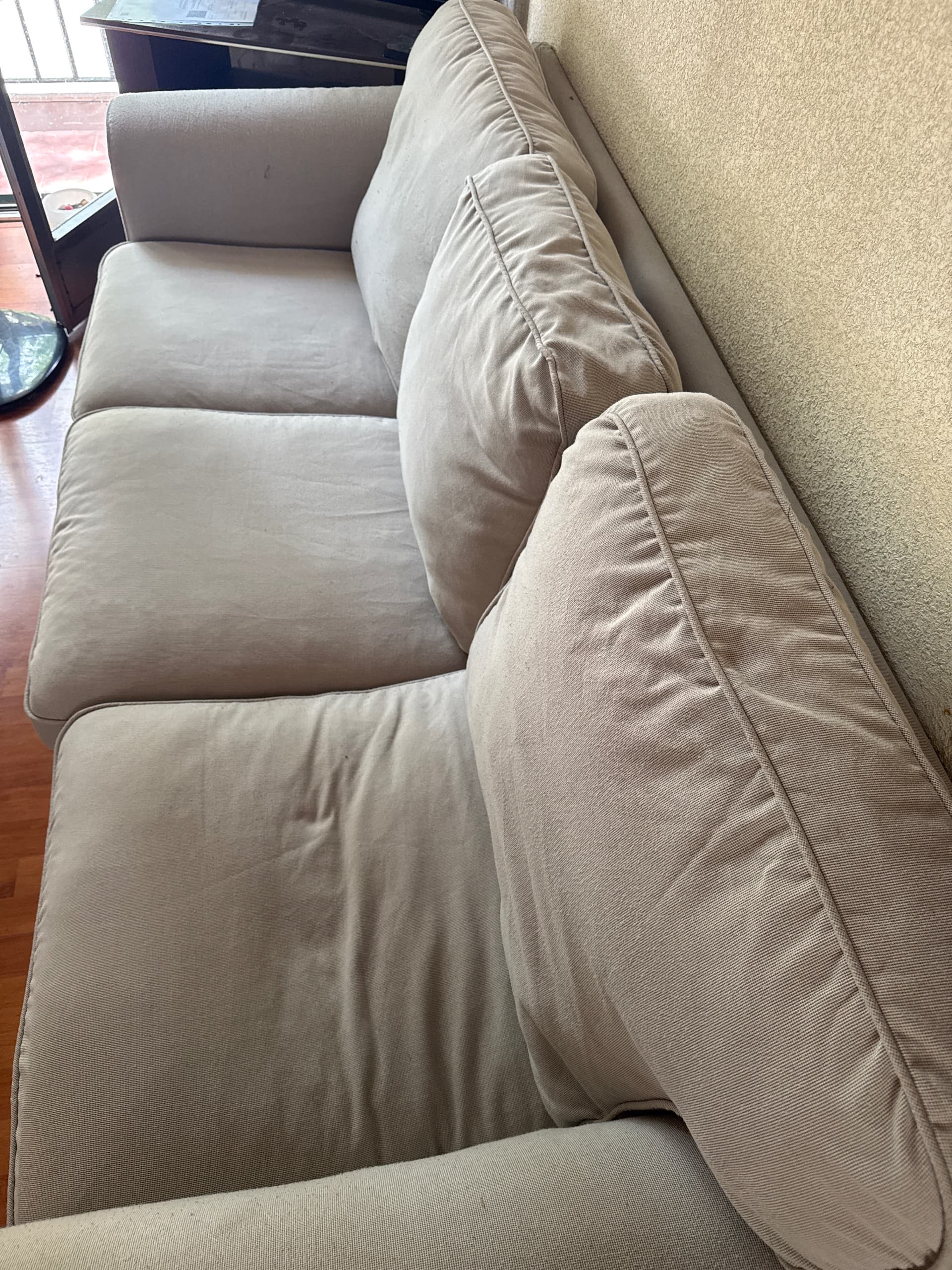 EKTORP sofá de 3 plazas, Kilanda beige claro