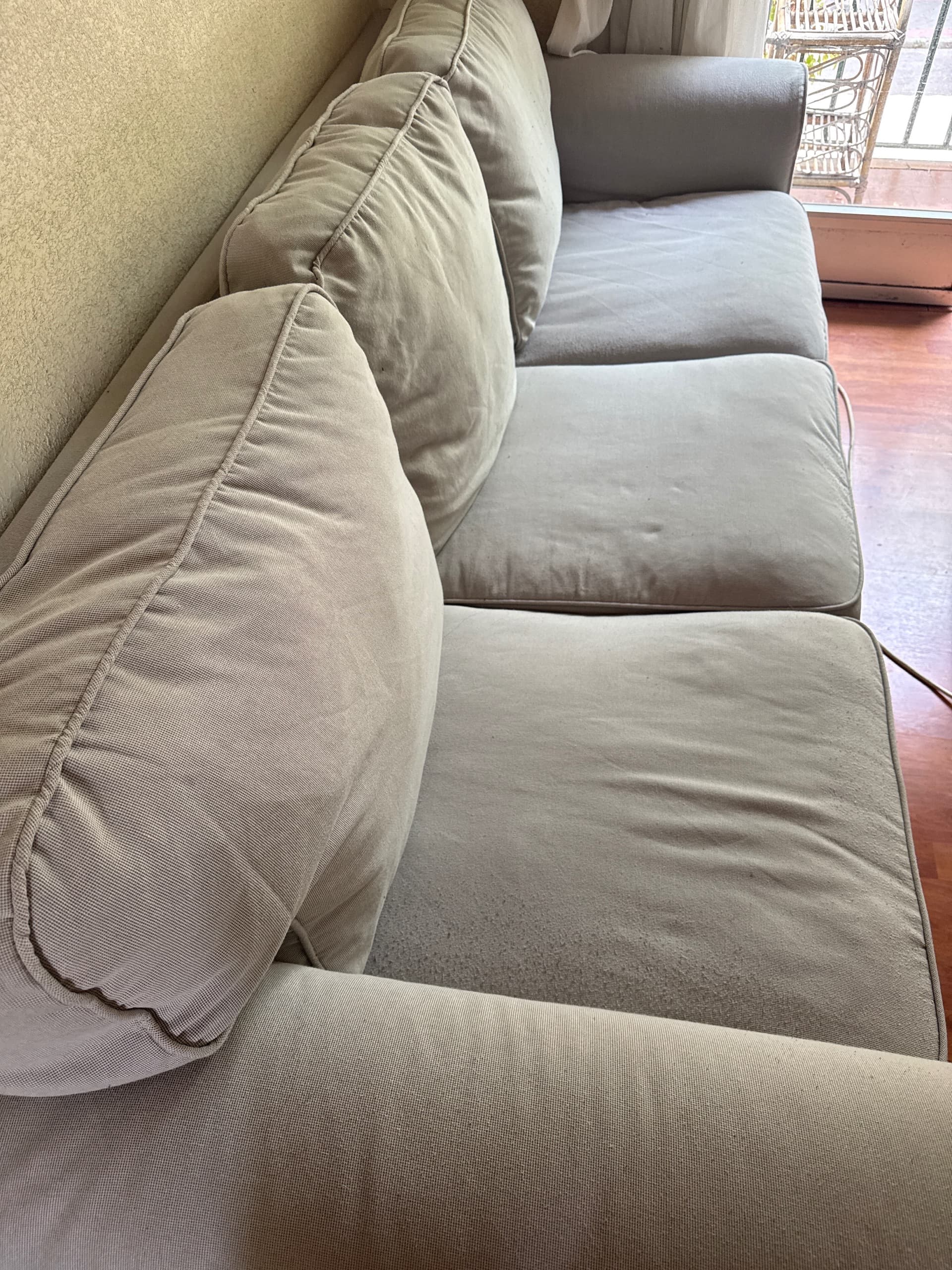 EKTORP sofá de 3 plazas, Kilanda beige claro