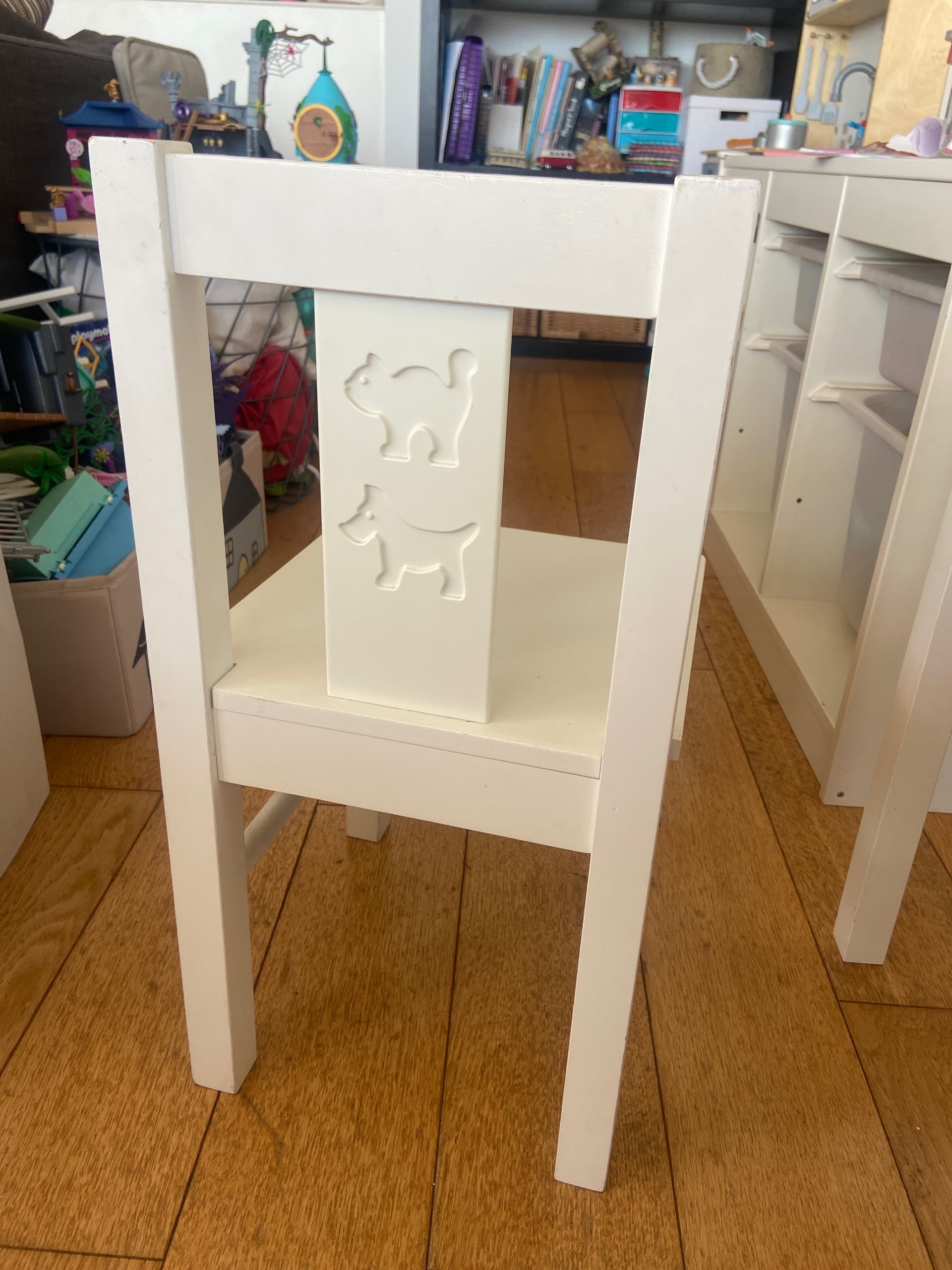 KRITTER Silla para niño, blanco