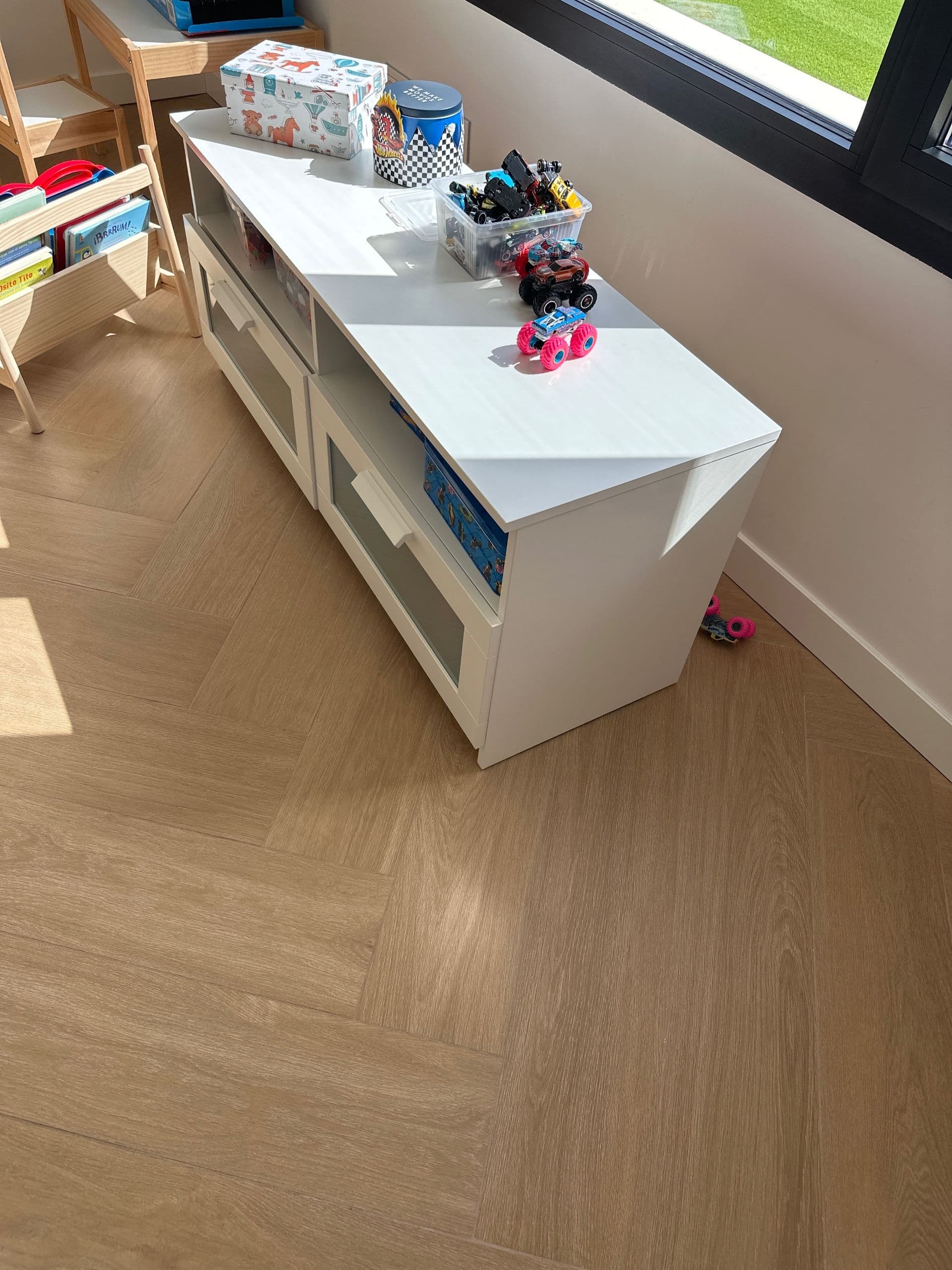 BRIMNES banc de TV, blanc, 120x41x53 cm