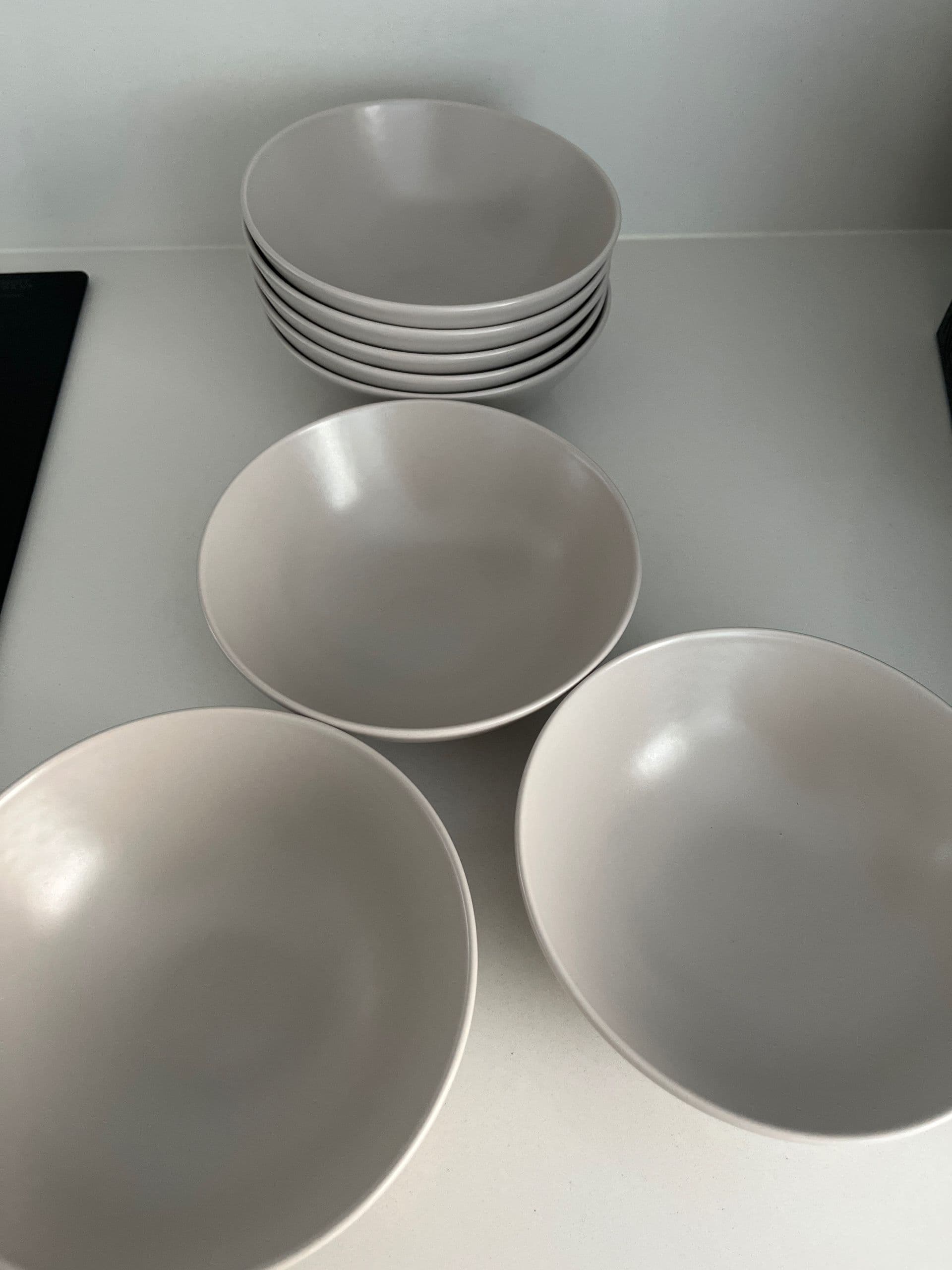 FÄRGKLAR cunco, mate gris claro, 16 cm