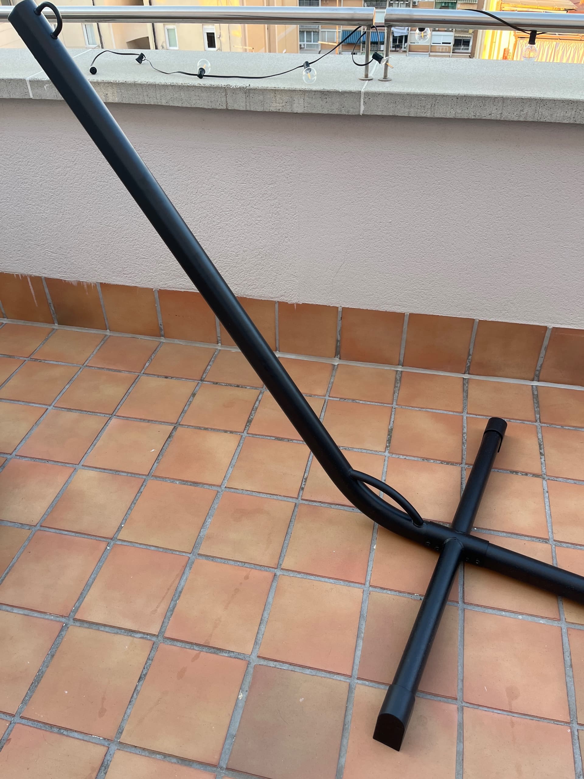 BOCKÖN estructura hamaca de exterior, negro