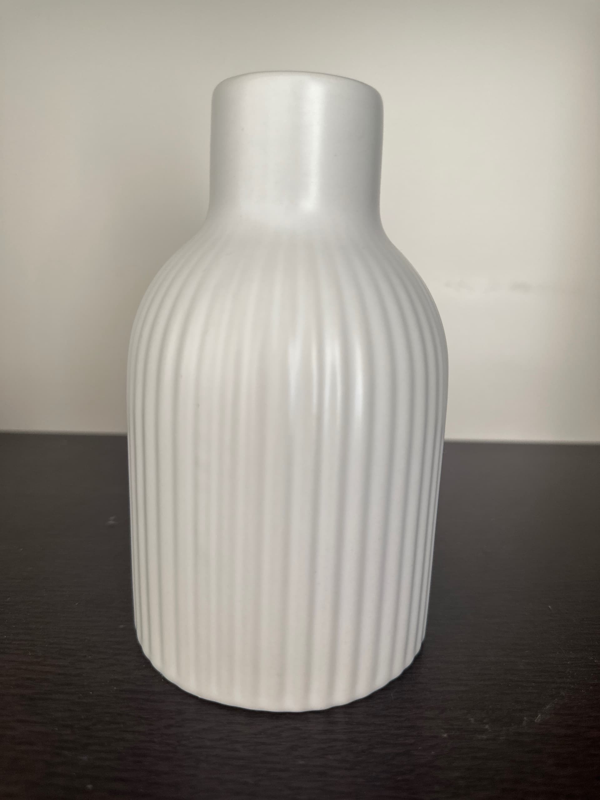 KAPKASTANJ floreiro / vaso, óso, 15 cm