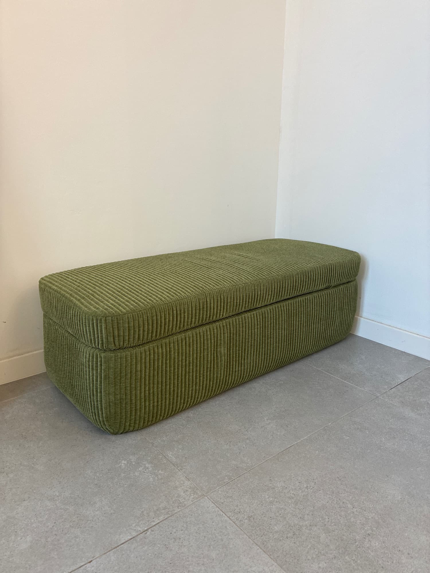 VALTORP banc, amb emmagatzematge/Samsala groc-verd fosc, 103 cm