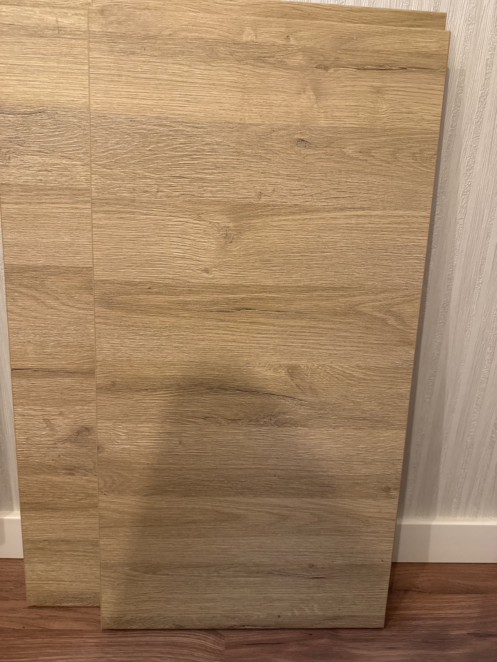 VOXTORP porta, efecte roure, 40x80 cm