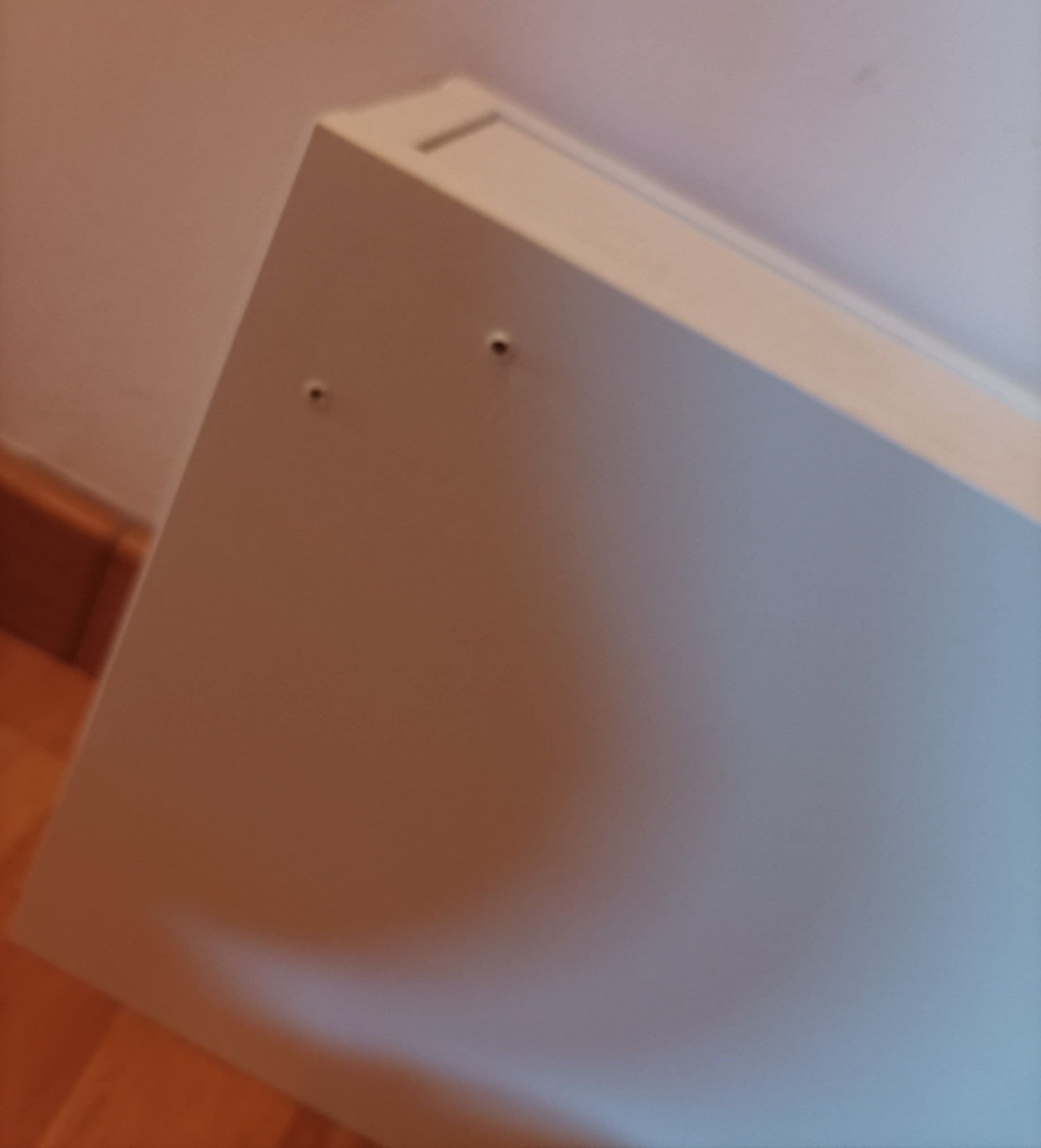 EKBY ALEX estante con caixóns, branco, 119x29 cm