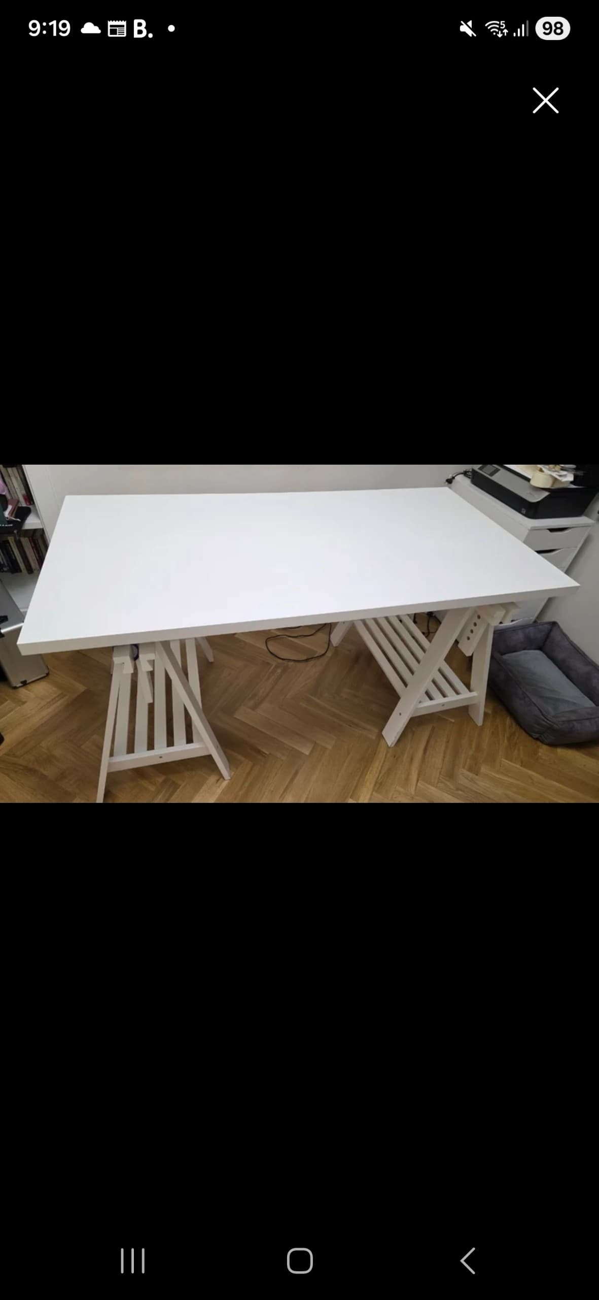 LAGKAPTEN / ALEX escritorio, branco, 140x60 cm